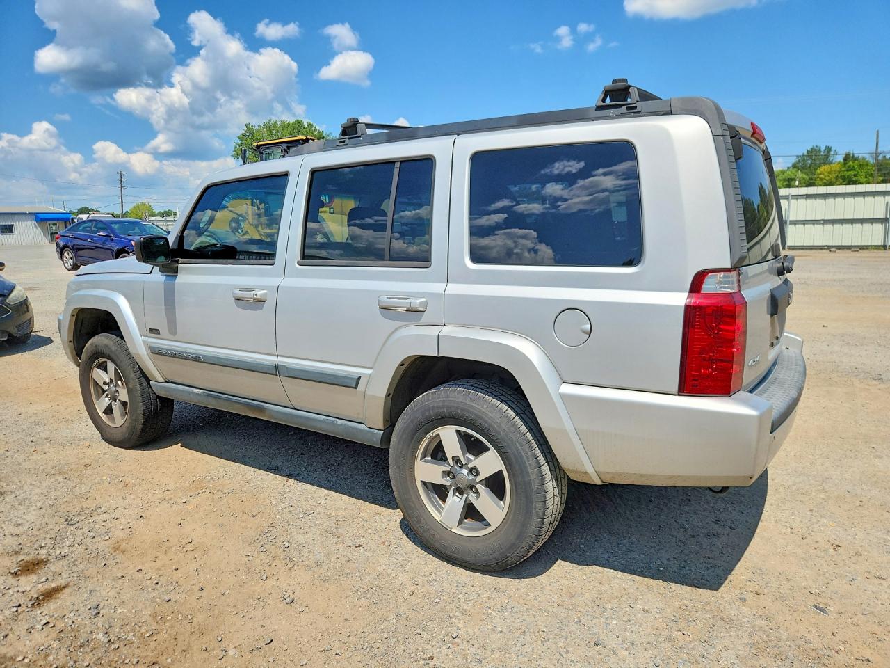 2008 Jeep Commander Sport Silver vin: 1J8HG48KX8C149658