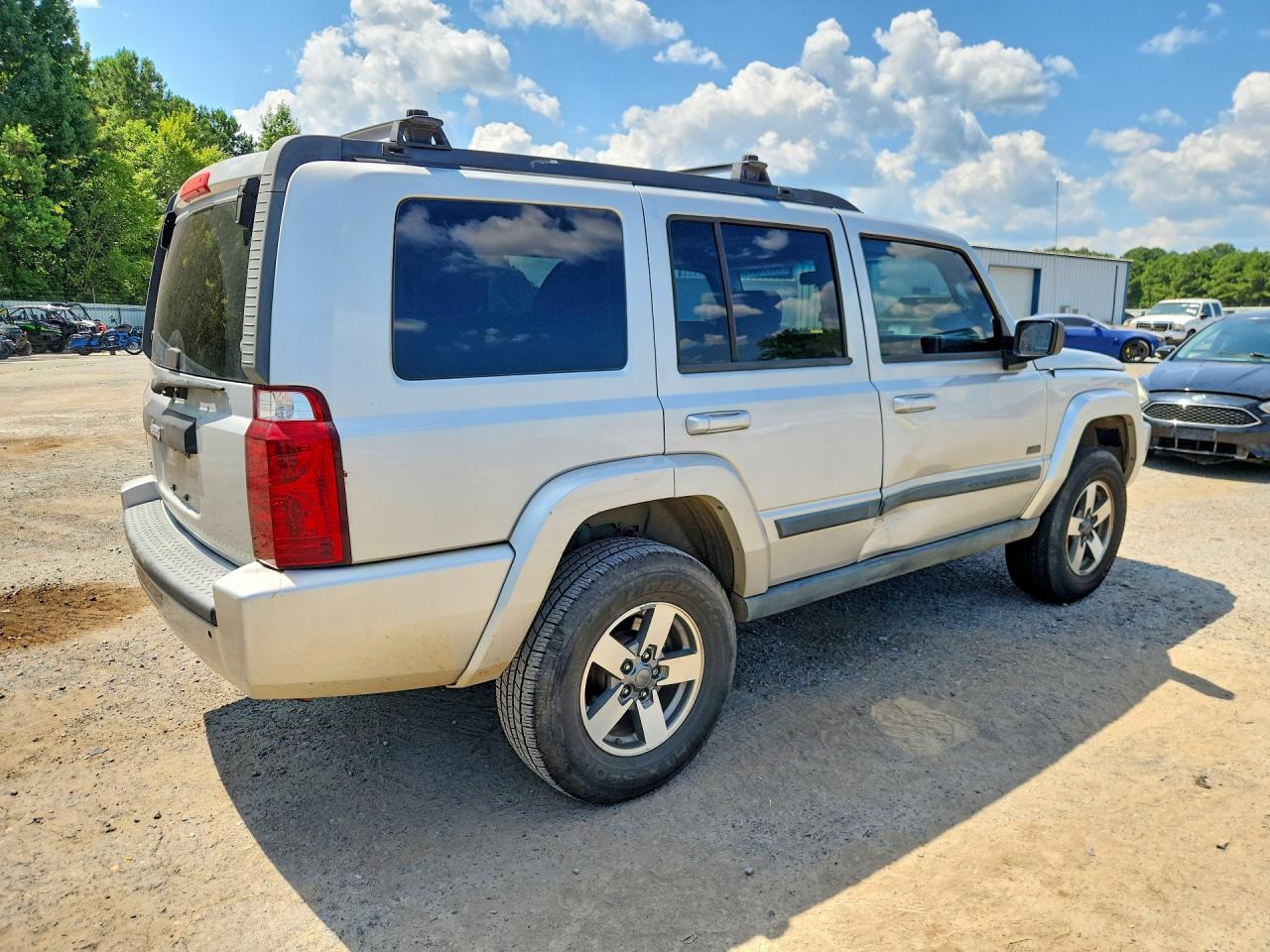 2008 Jeep Commander Sport Silver vin: 1J8HG48KX8C149658