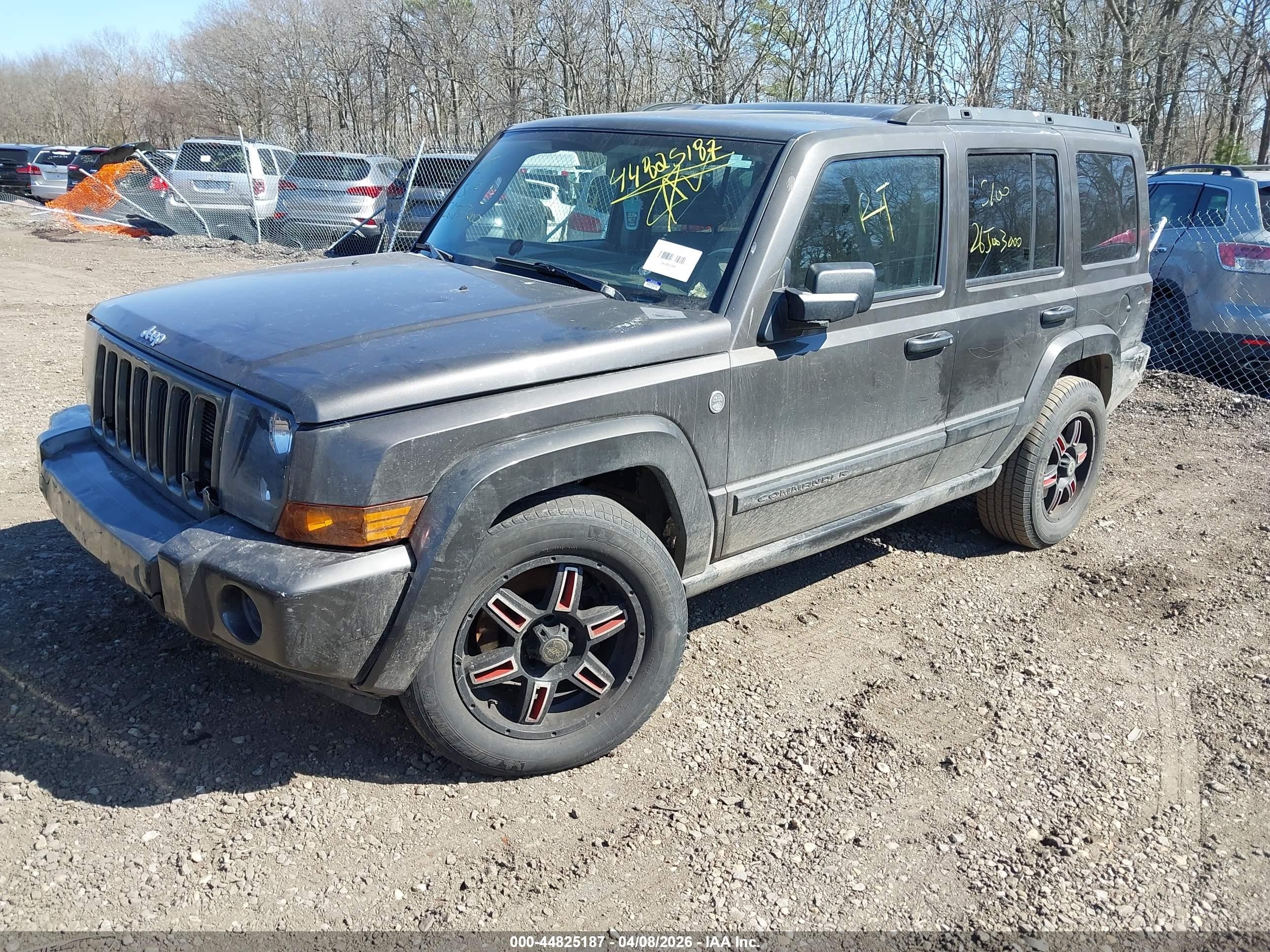 2006 Jeep Commander   Gray vin: 1J8HG48N36C132532