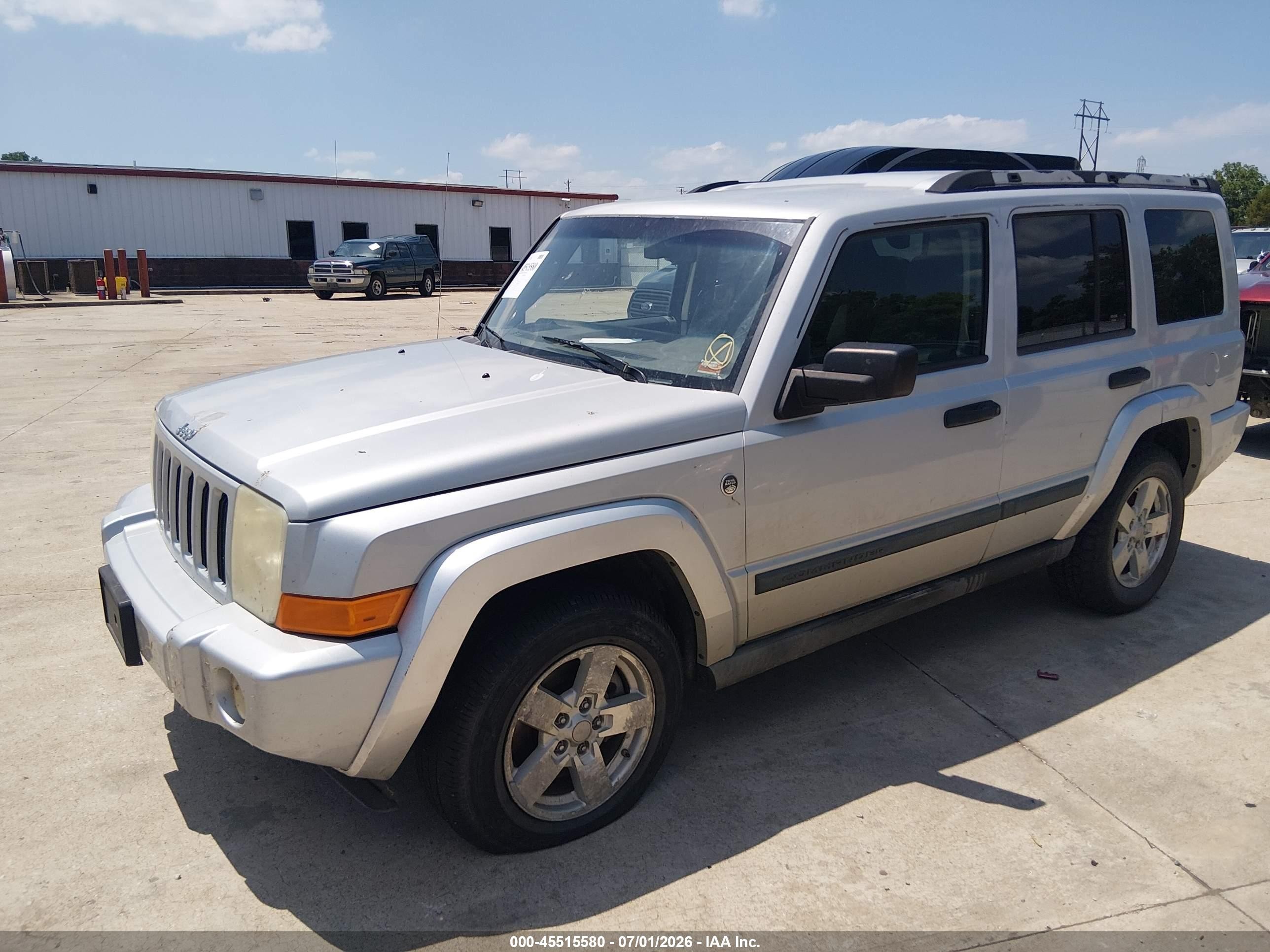2006 Jeep Commander   Gray vin: 1J8HG48N66C212360