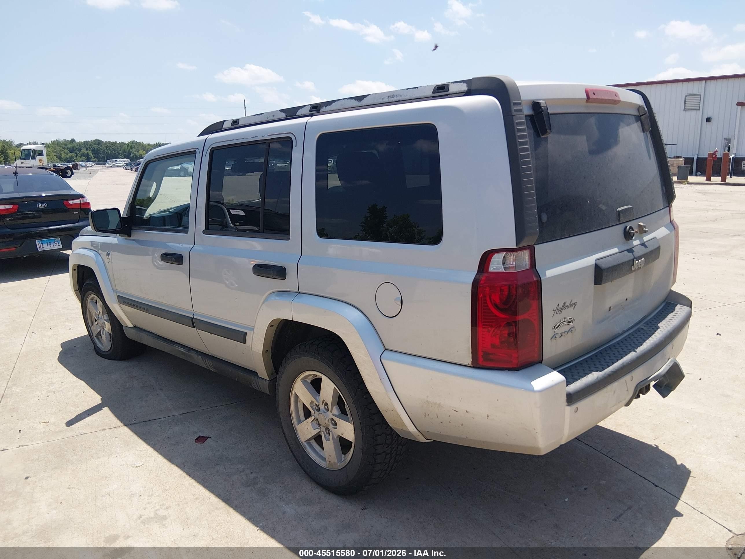 2006 Jeep Commander   Gray vin: 1J8HG48N66C212360