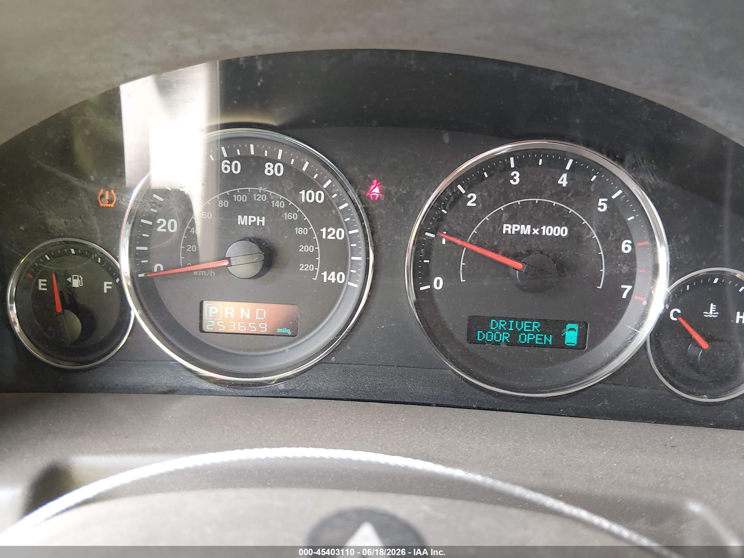2006 Jeep Commander   Red vin: 1J8HG48N76C338839
