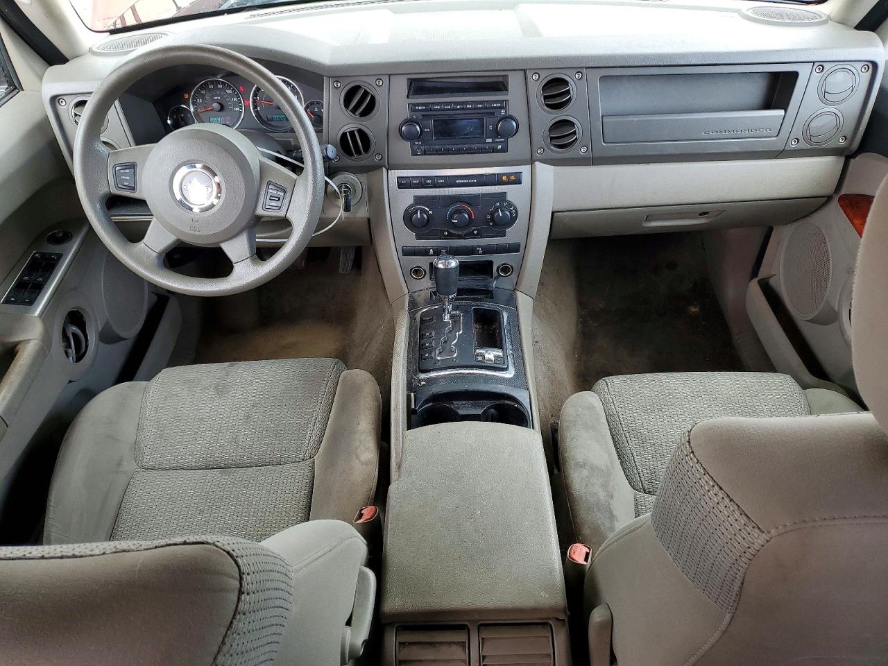 2006 Jeep Commander Red vin: 1J8HG48NX6C229212