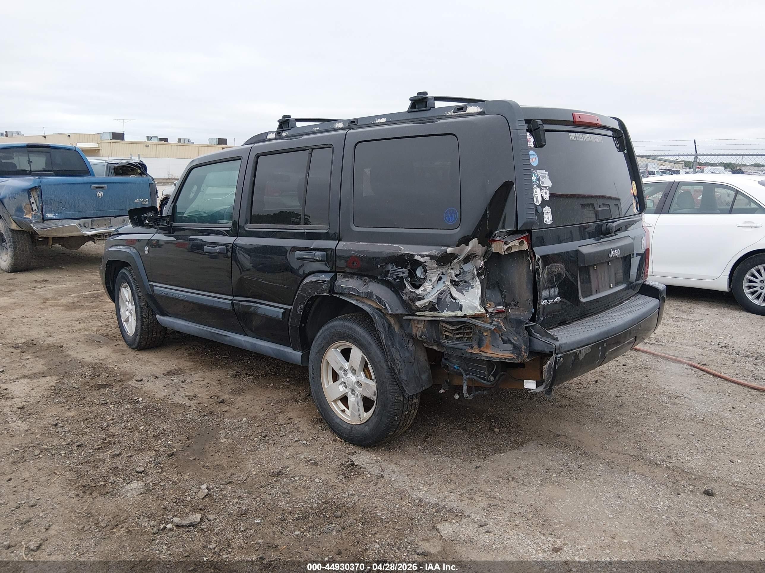 2006 Jeep Commander   Black vin: 1J8HG48NX6C244521