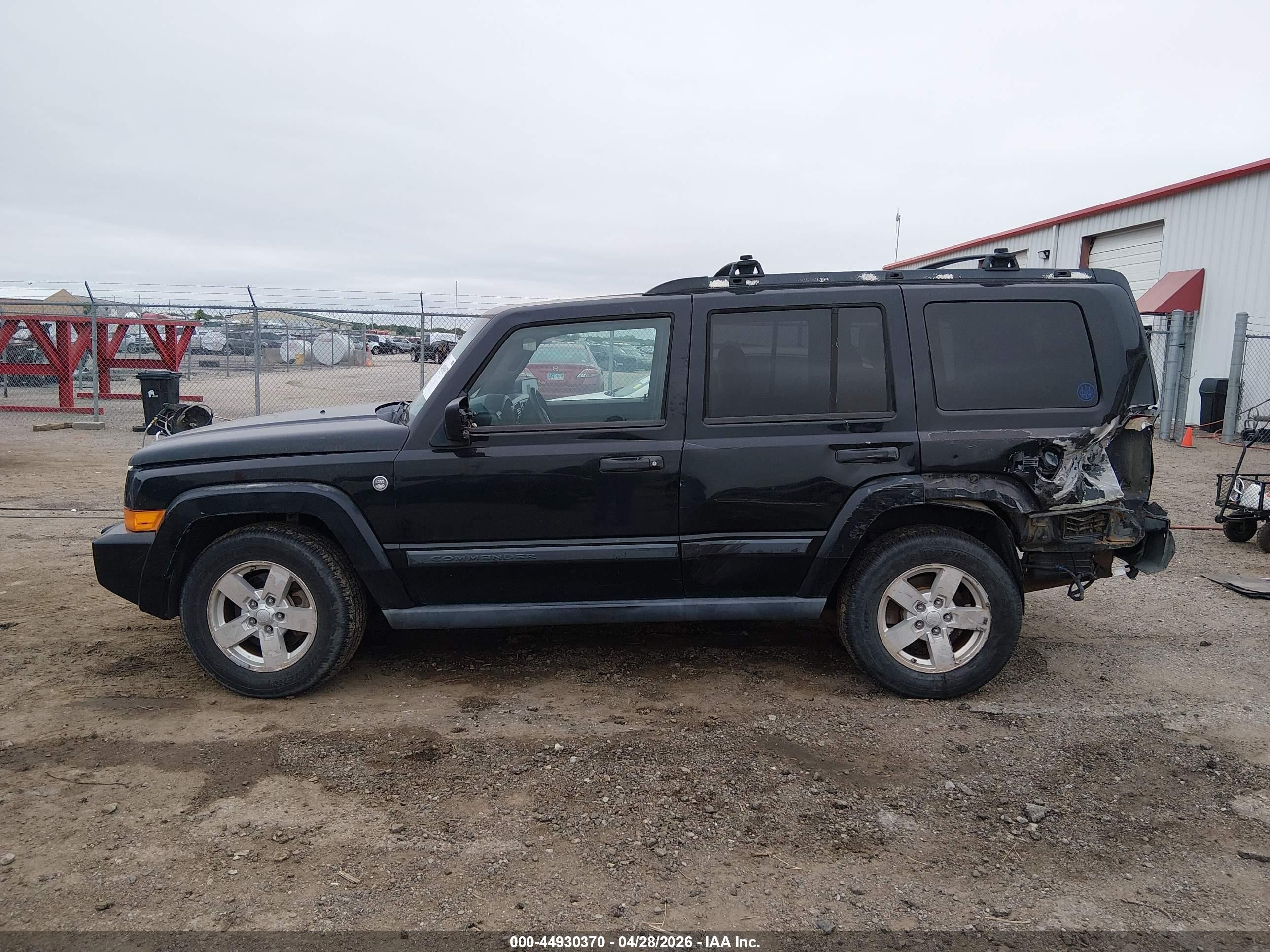 2006 Jeep Commander   Black vin: 1J8HG48NX6C244521