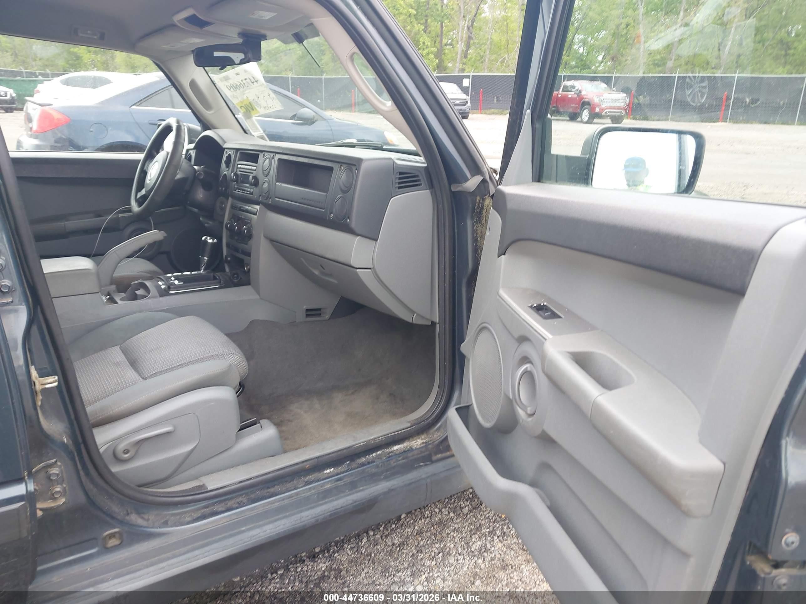 2007 Jeep Commander Sport Blue vin: 1J8HG48P07C573263