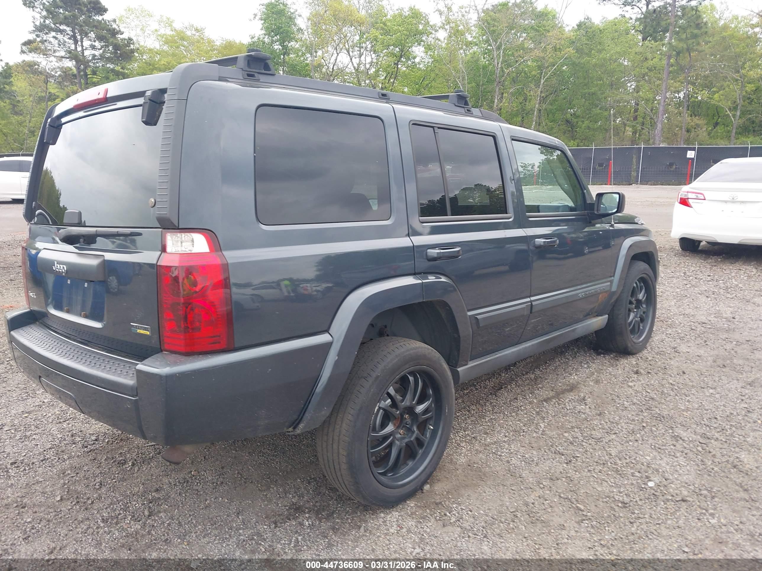 2007 Jeep Commander Sport Blue vin: 1J8HG48P07C573263