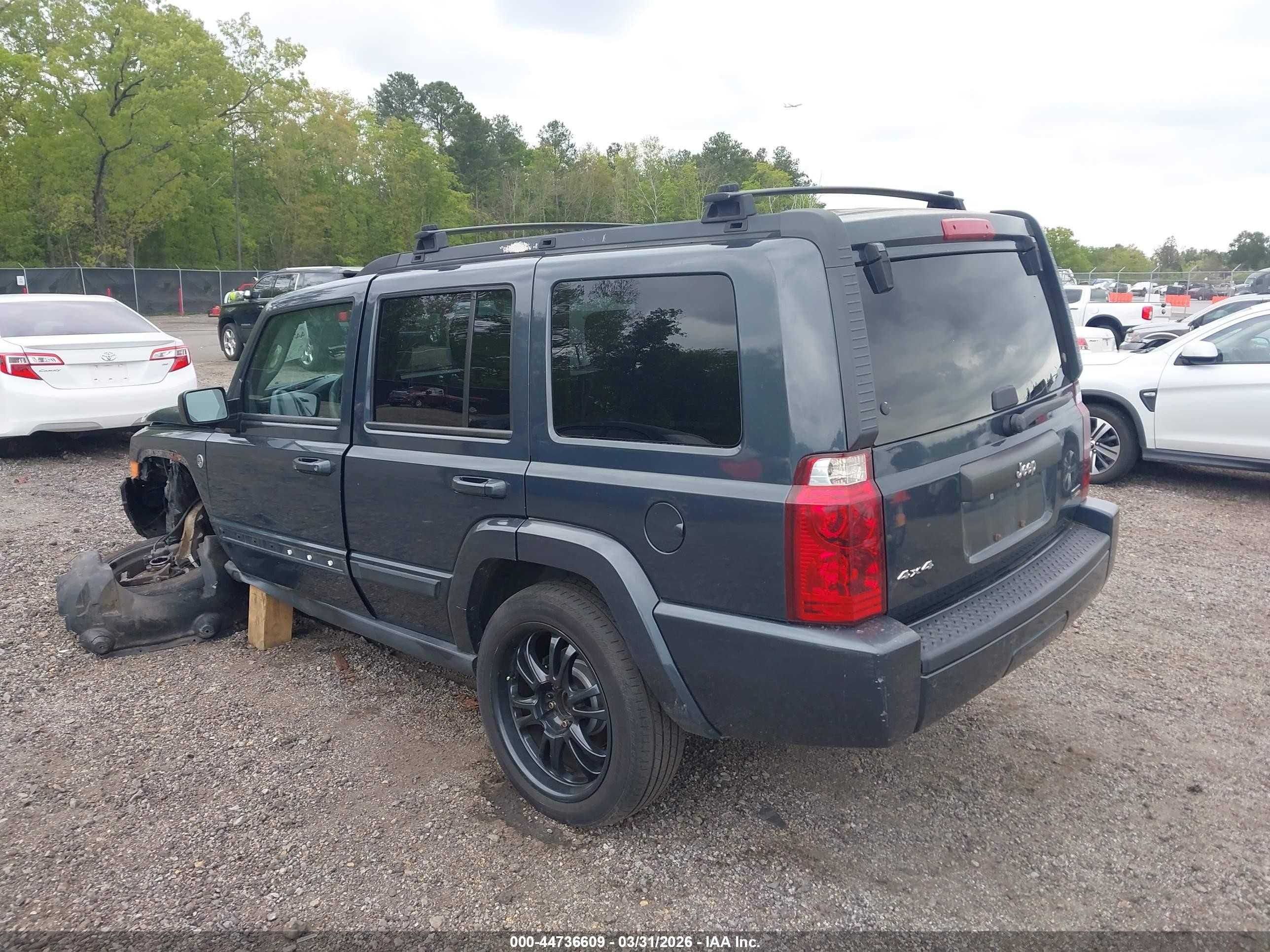 2007 Jeep Commander Sport Blue vin: 1J8HG48P07C573263