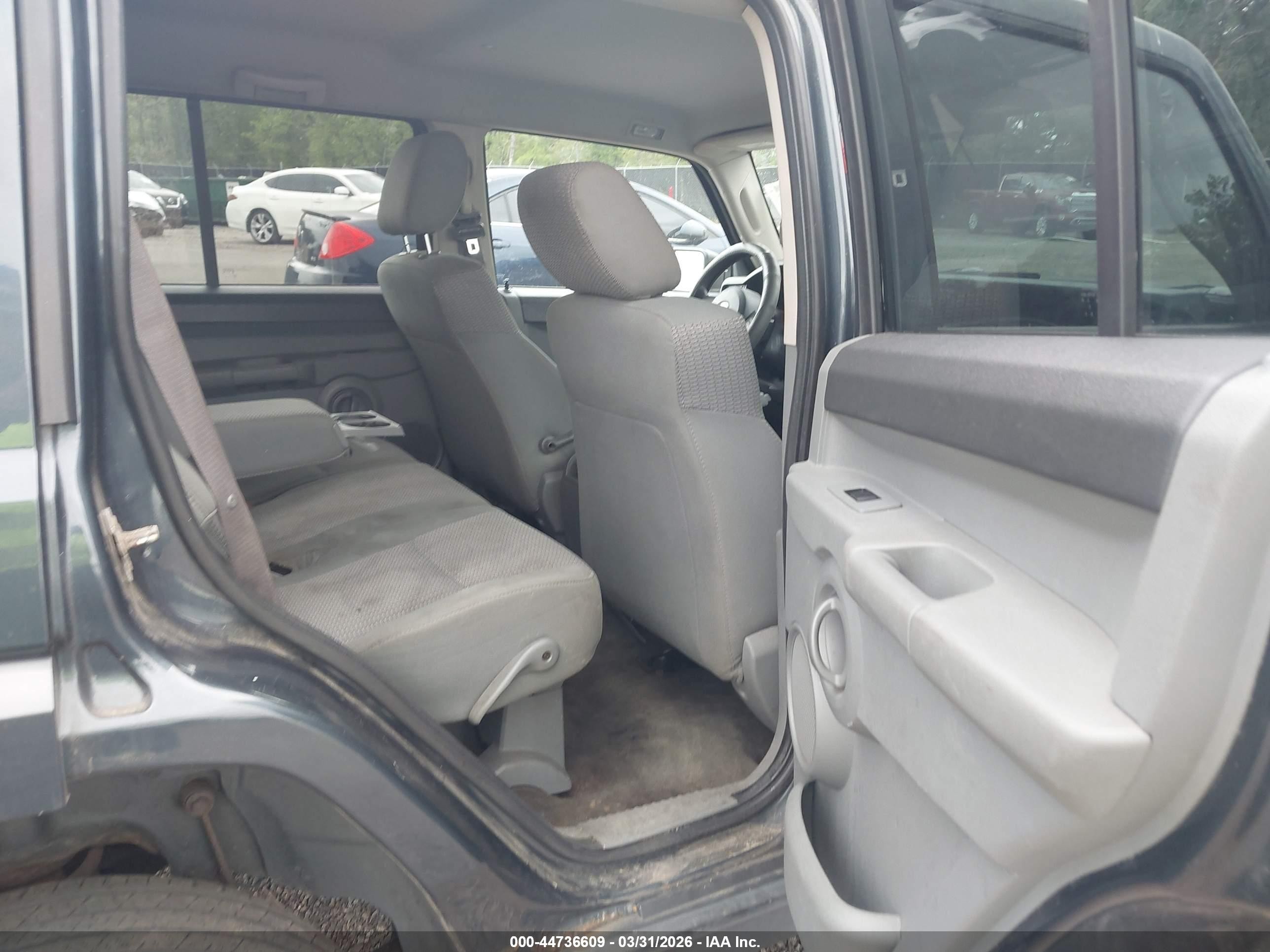 2007 Jeep Commander Sport Blue vin: 1J8HG48P07C573263