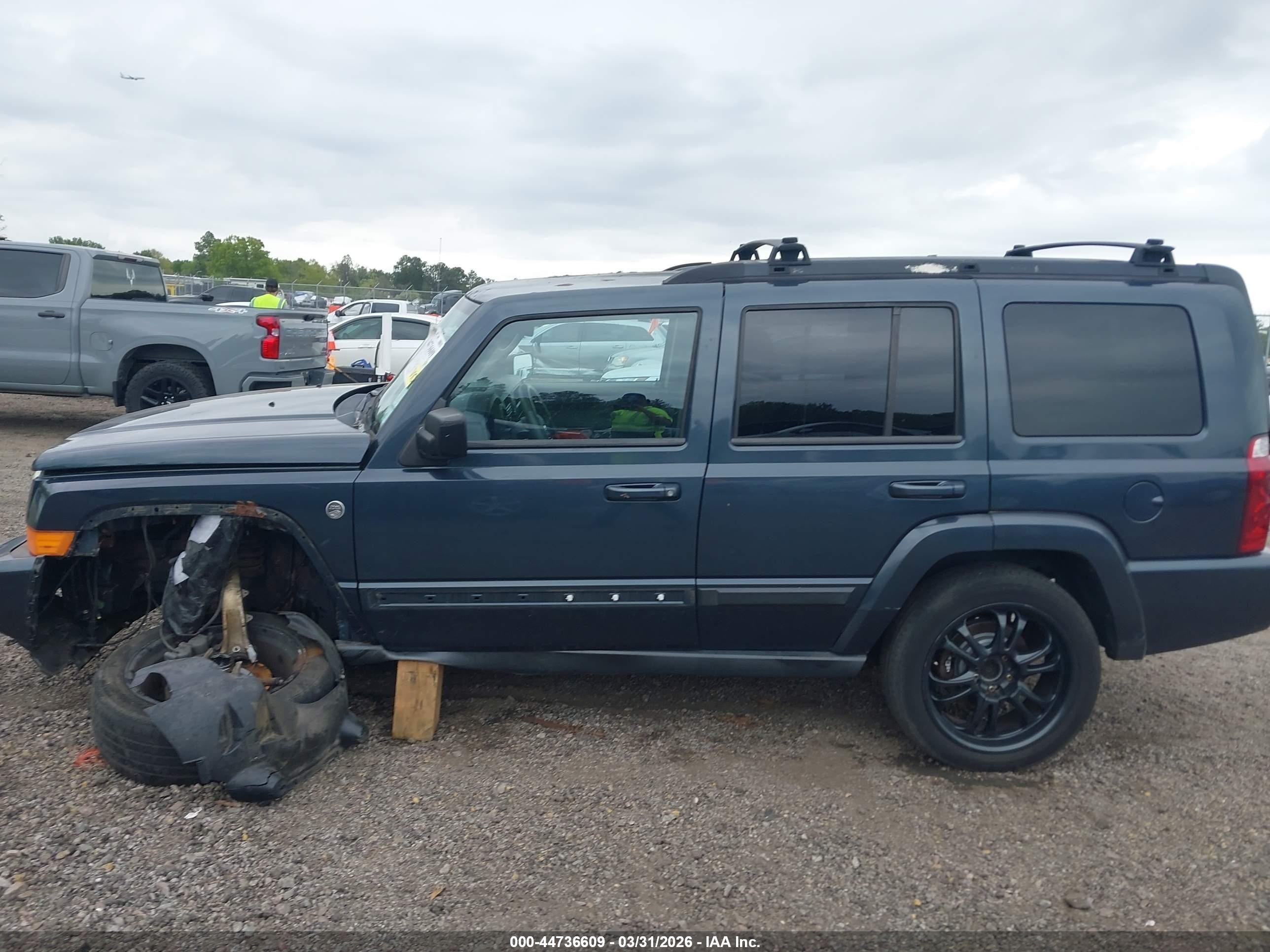 2007 Jeep Commander Sport Blue vin: 1J8HG48P07C573263