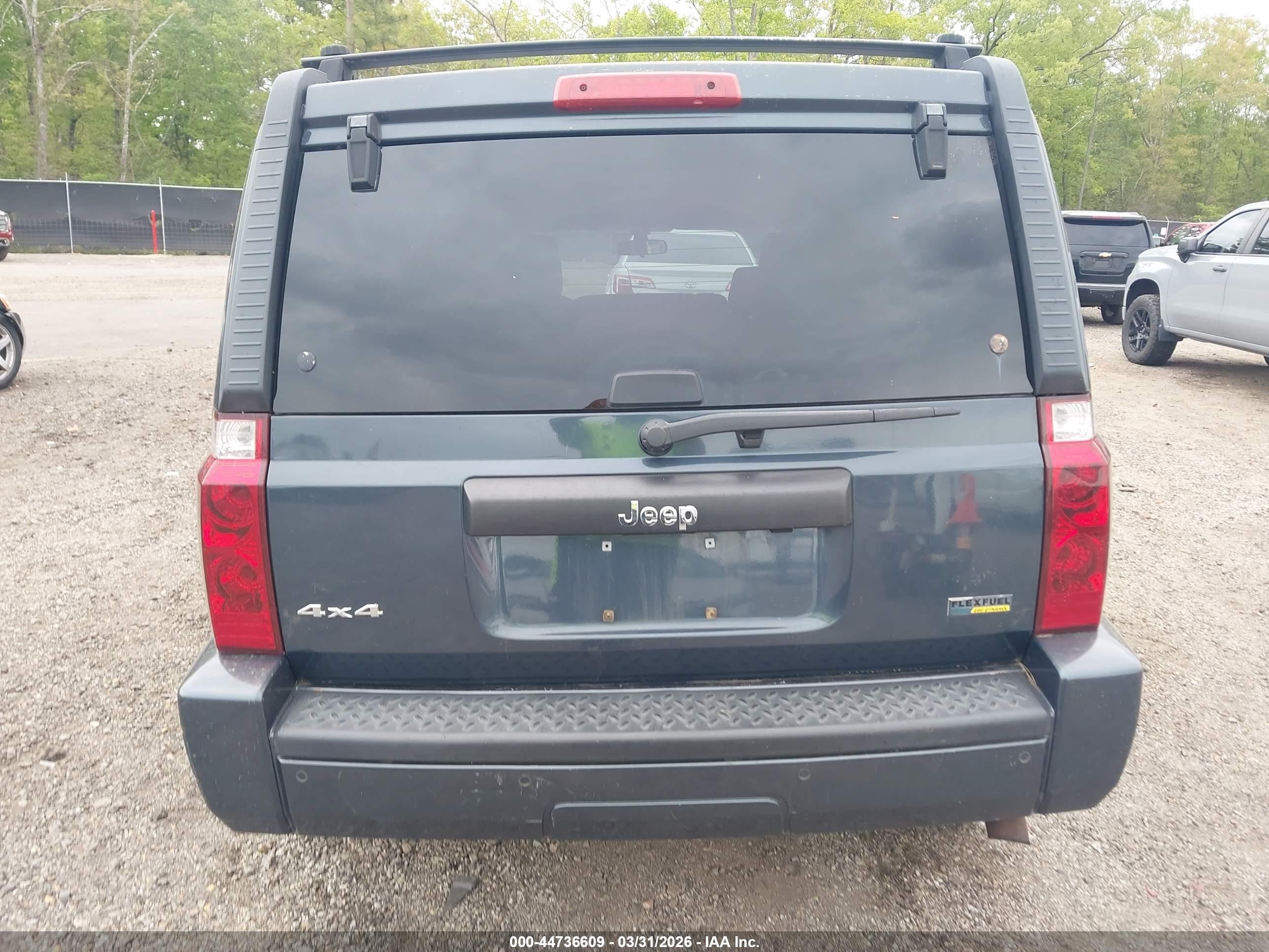 2007 Jeep Commander Sport Blue vin: 1J8HG48P07C573263