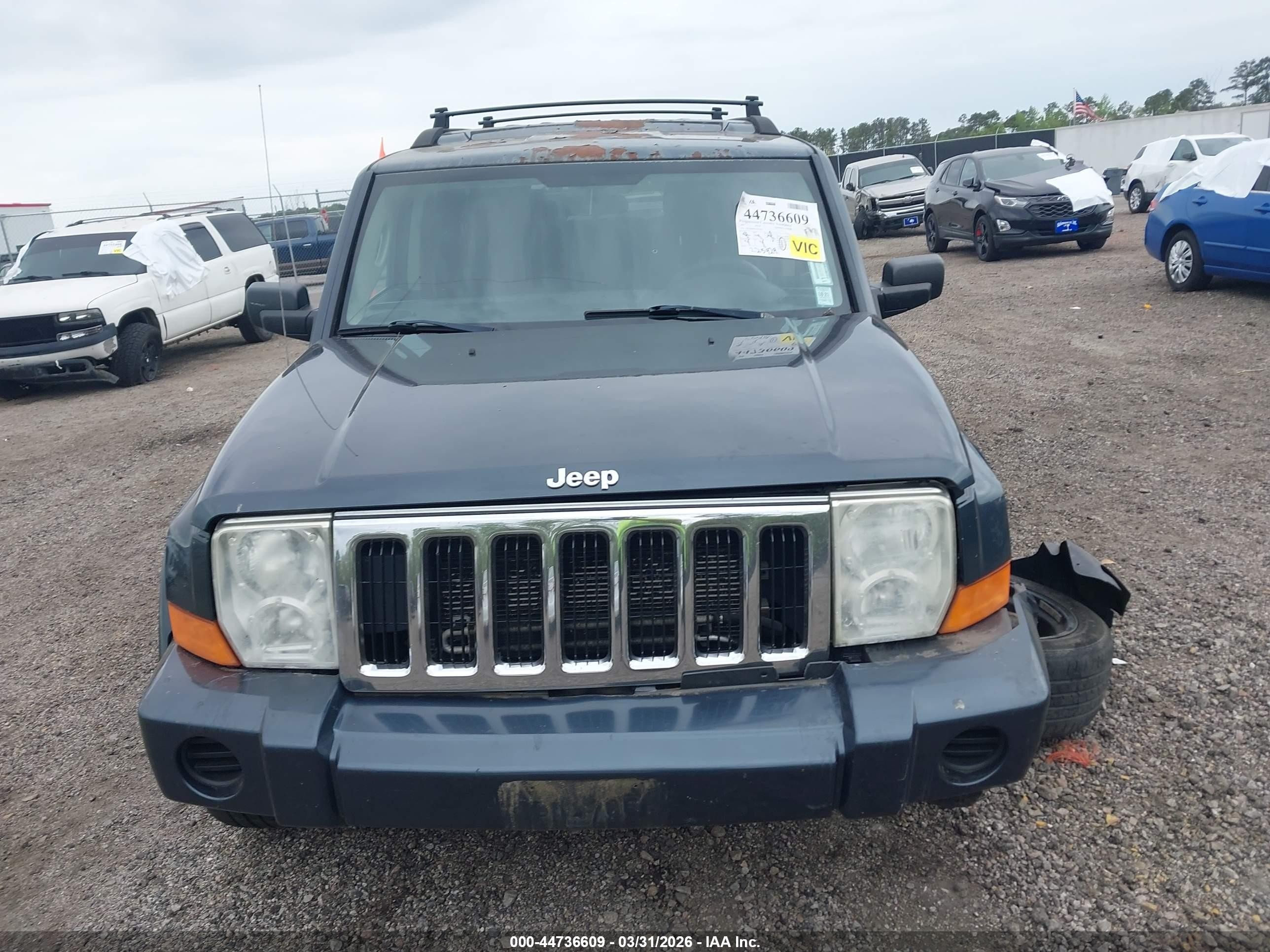 2007 Jeep Commander Sport Blue vin: 1J8HG48P07C573263