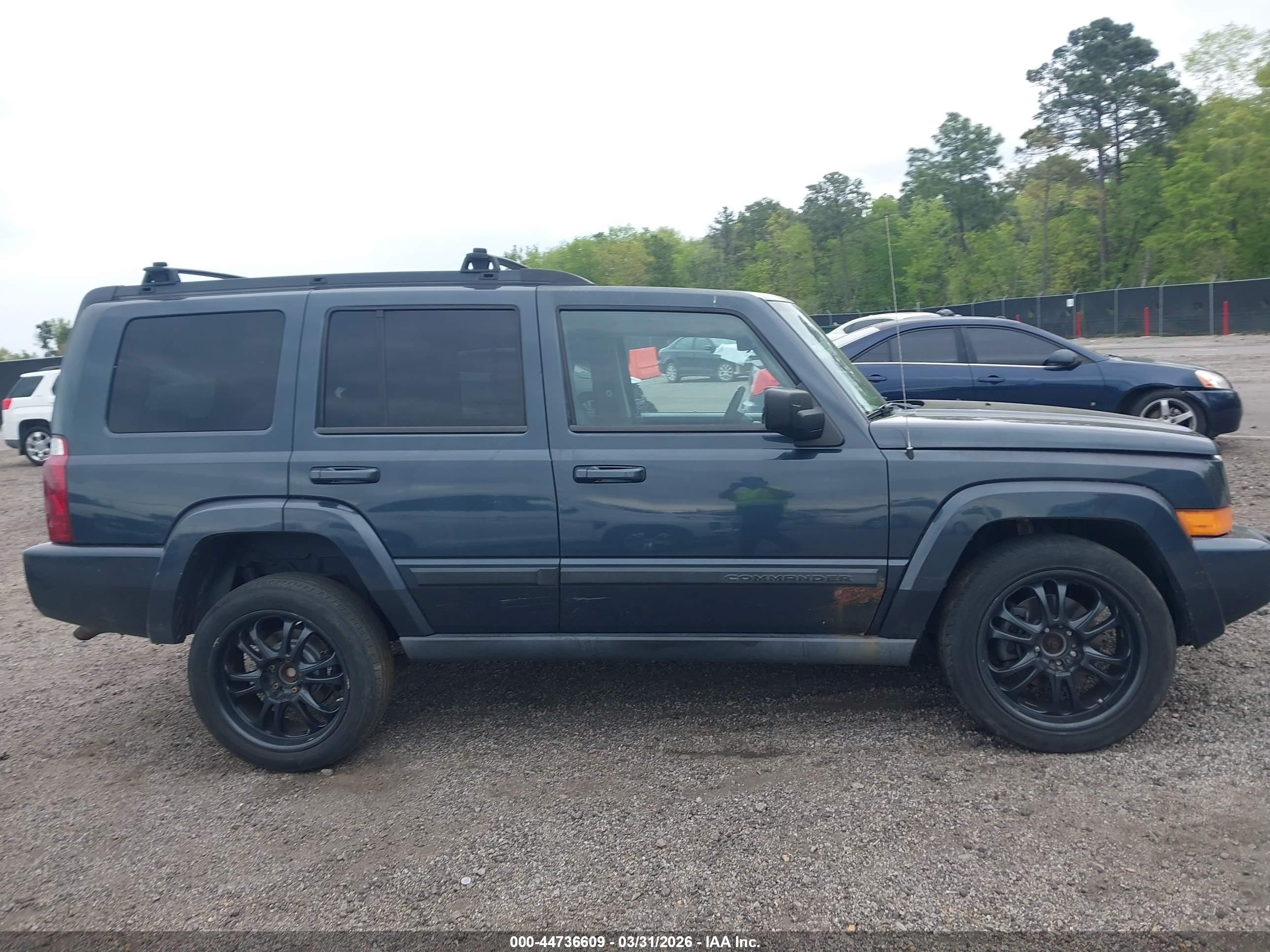 2007 Jeep Commander Sport Blue vin: 1J8HG48P07C573263