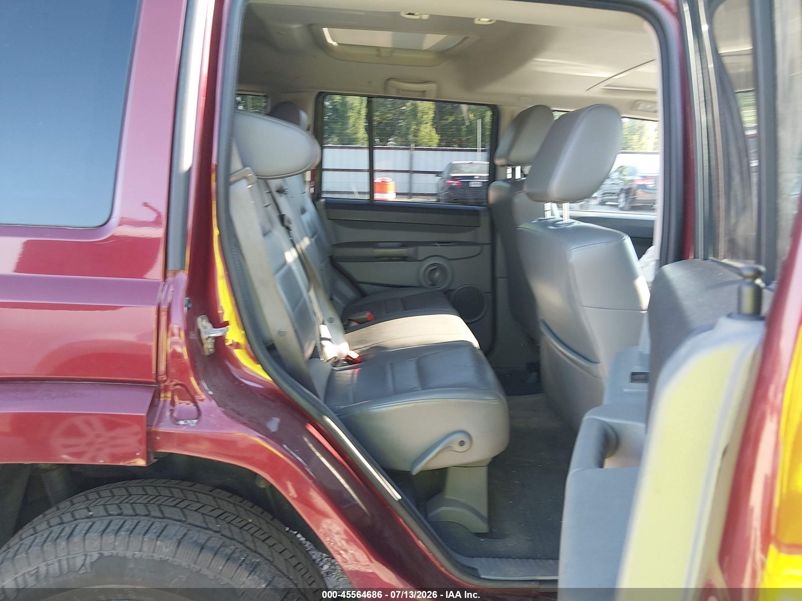2007 Jeep Commander Sport Темно-бордовый vin: 1J8HG48P07C587261