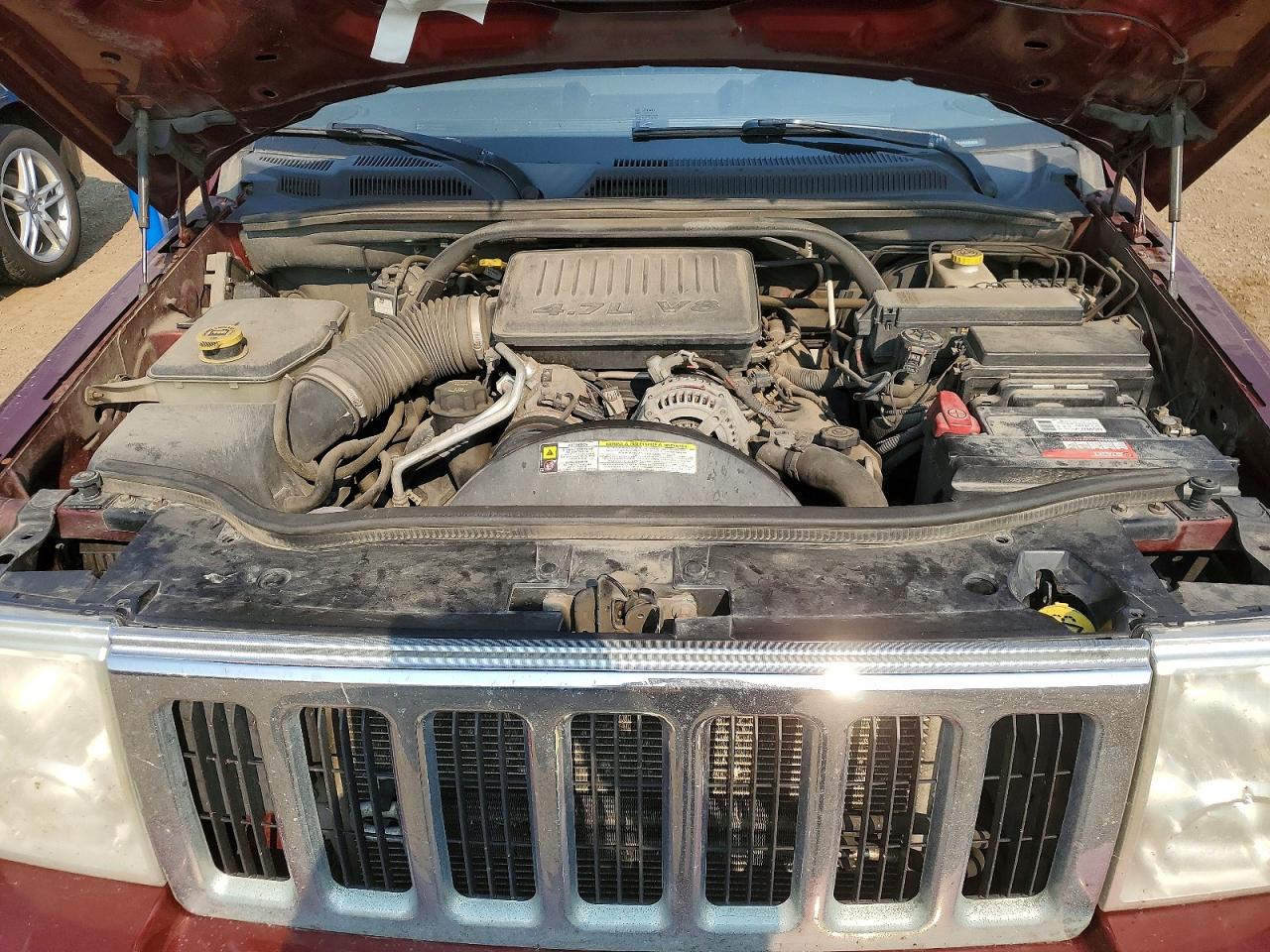 2007 Jeep Commander Burgundy vin: 1J8HG48P17C593828