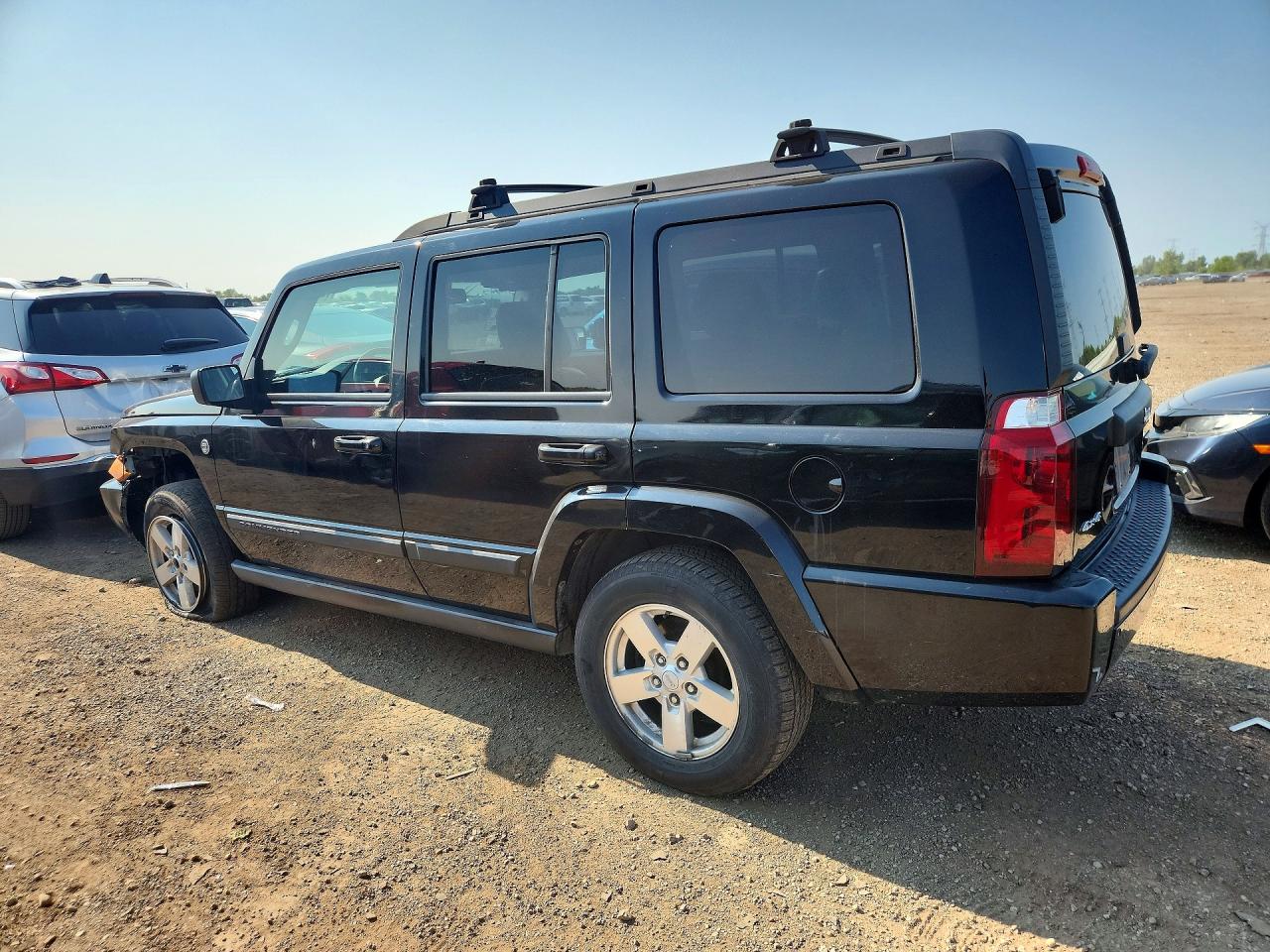 2007 Jeep Commander Black vin: 1J8HG48P47C547152