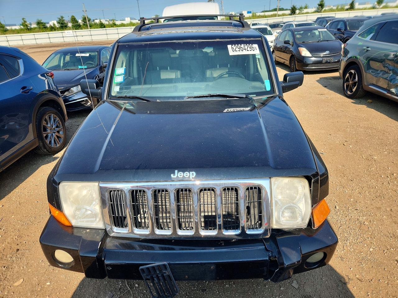 2007 Jeep Commander Black vin: 1J8HG48P47C547152