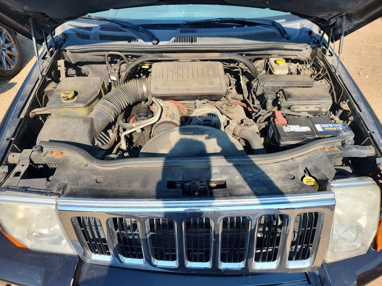 2007 Jeep Commander Black vin: 1J8HG48P47C547152