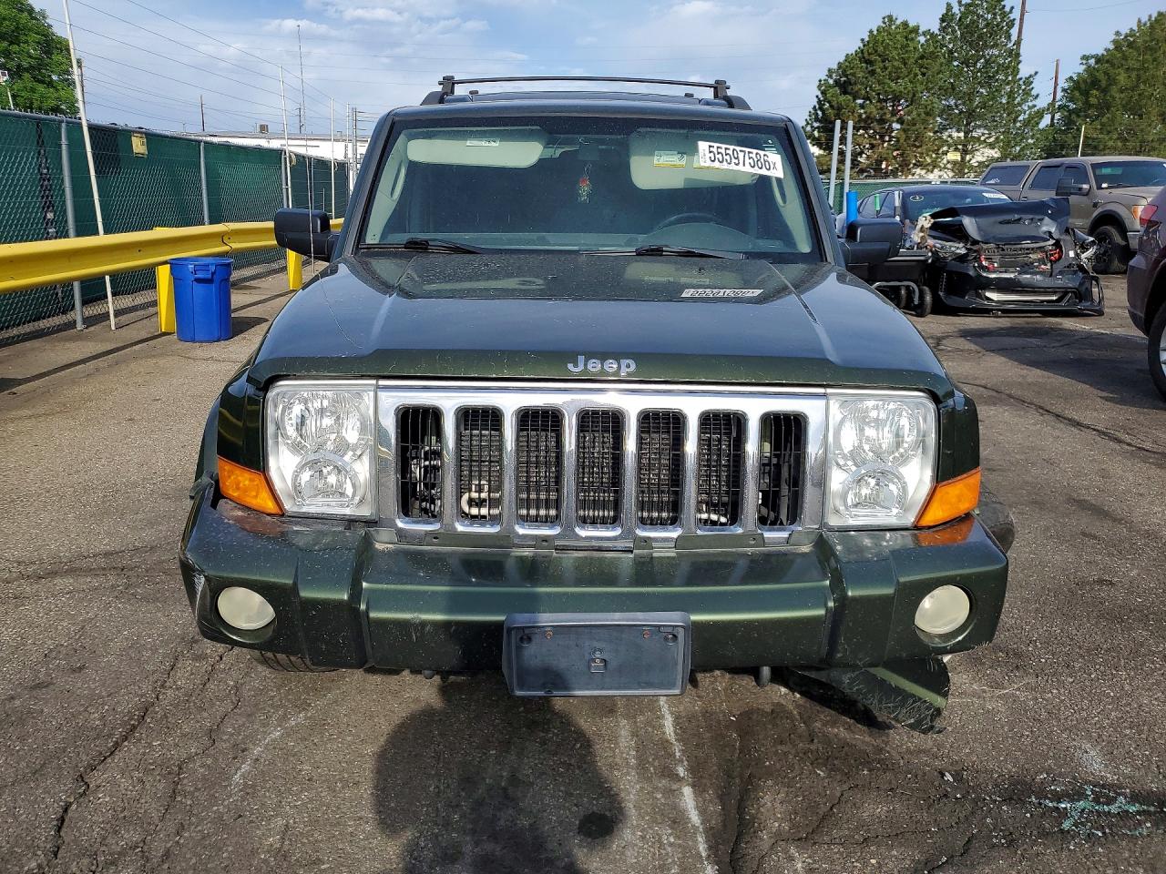 2007 Jeep Commander Green vin: 1J8HG48P57C621811