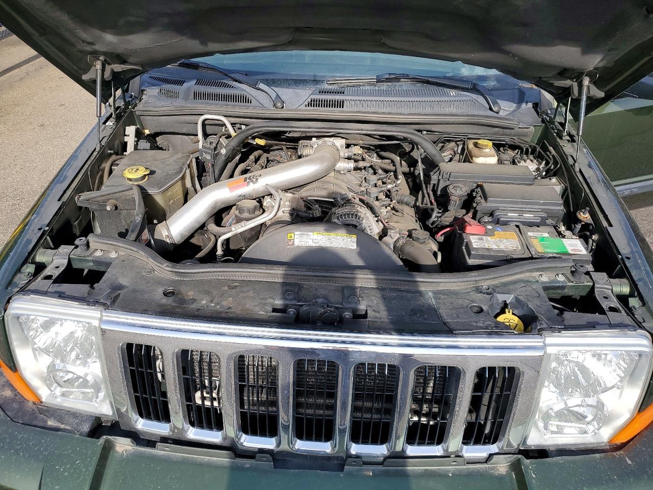 2007 Jeep Commander Green vin: 1J8HG48P57C621811