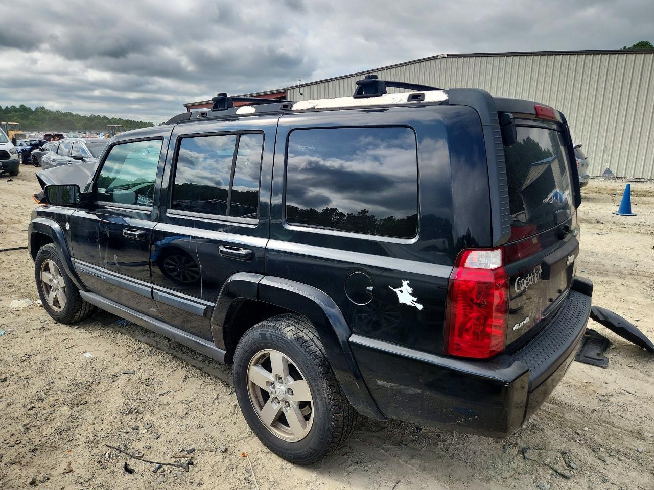 2007 Jeep Commander Black vin: 1J8HG48P87C533268