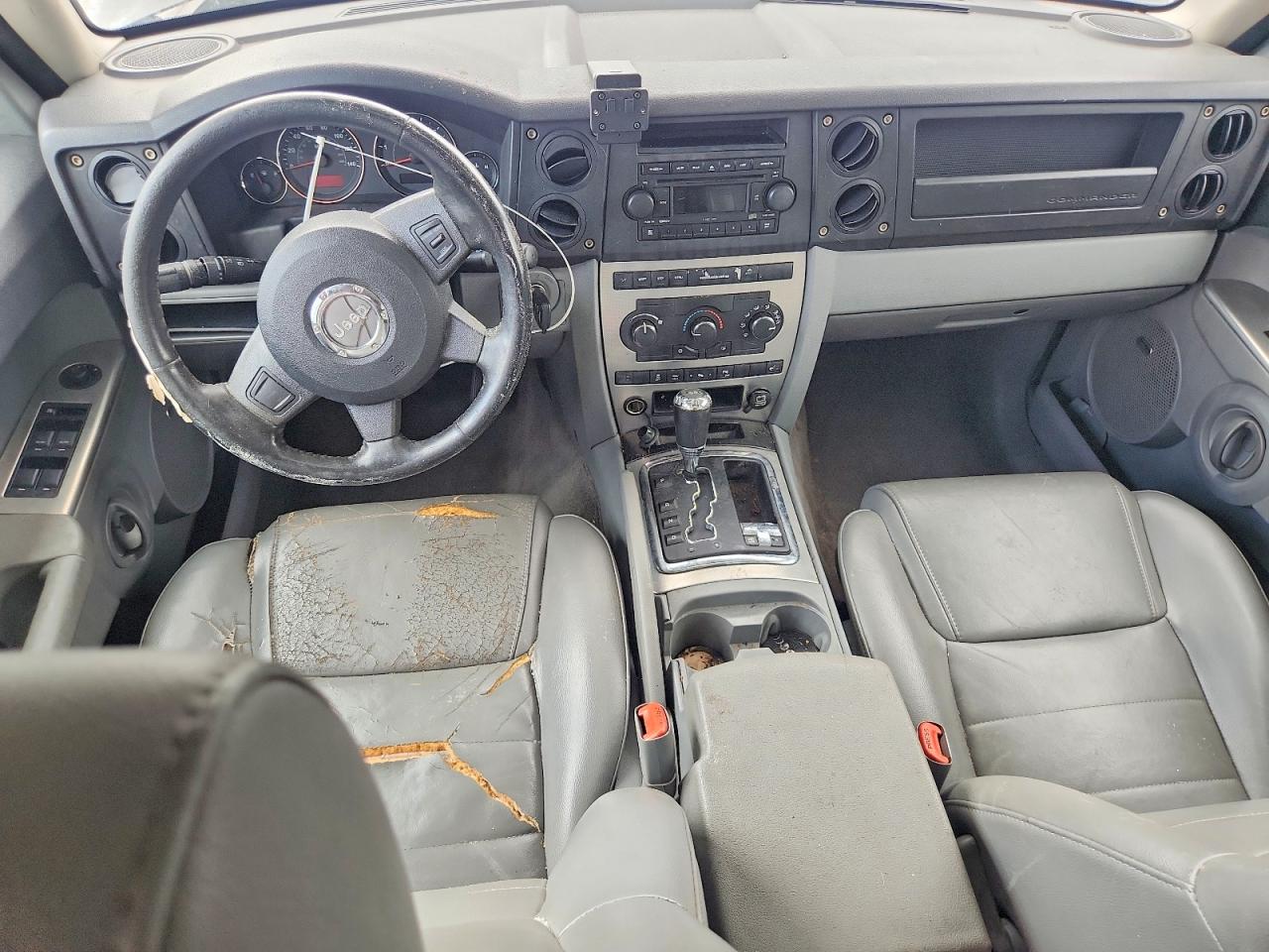 2007 Jeep Commander Black vin: 1J8HG48P87C533268