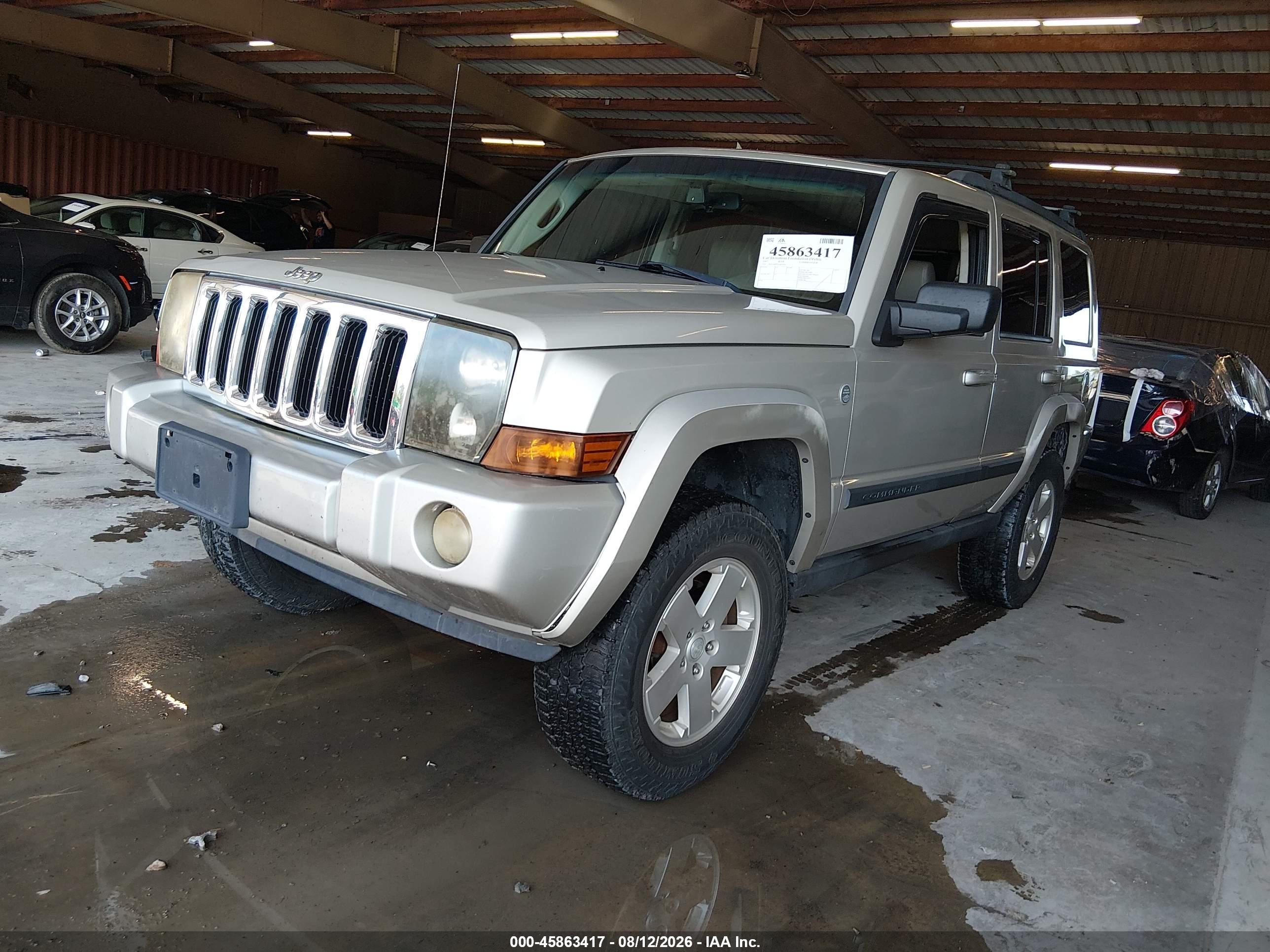 2007 Jeep Commander Sport Gold vin: 1J8HG48P97C602839