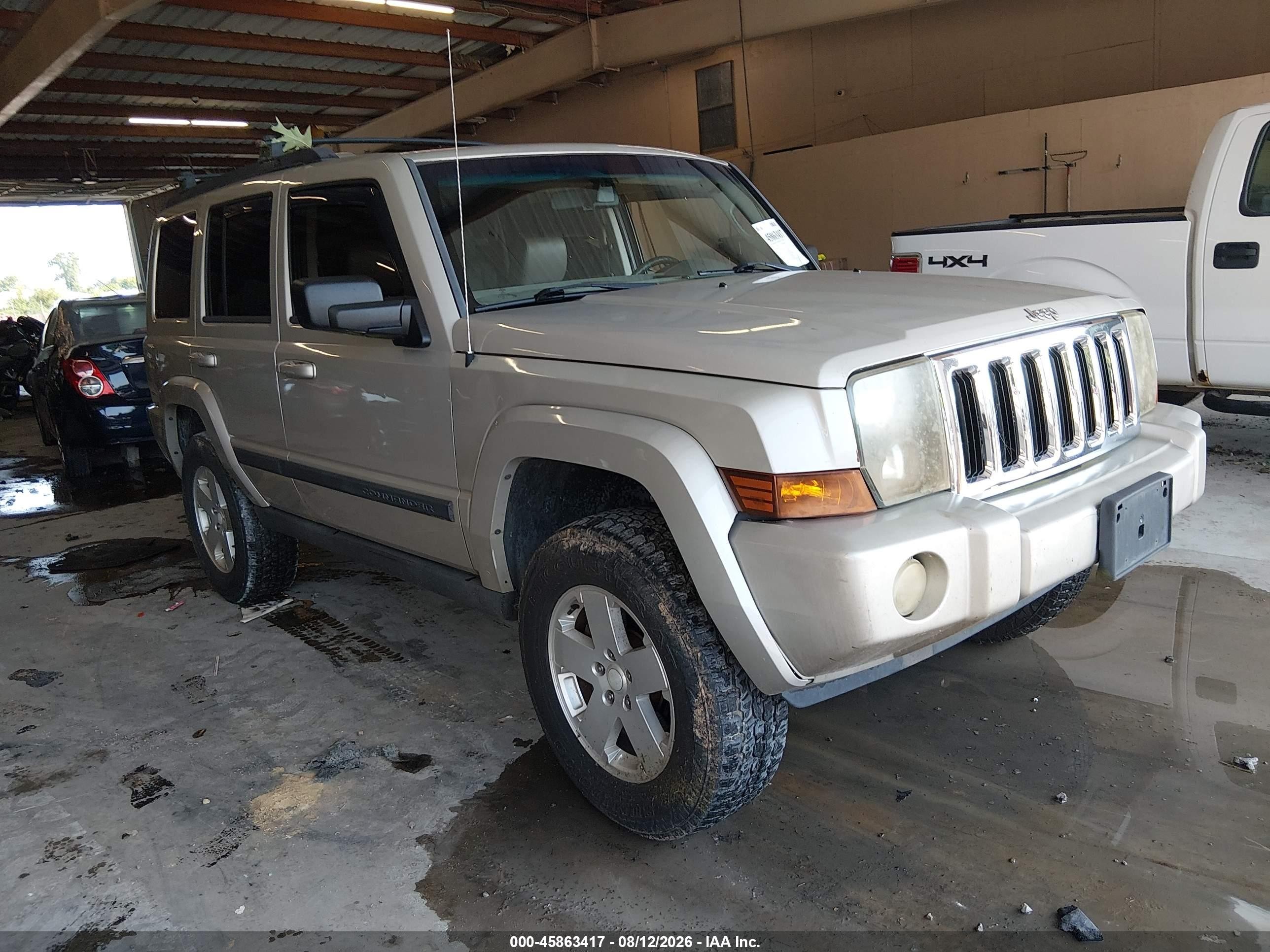 2007 Jeep Commander Sport Gold vin: 1J8HG48P97C602839
