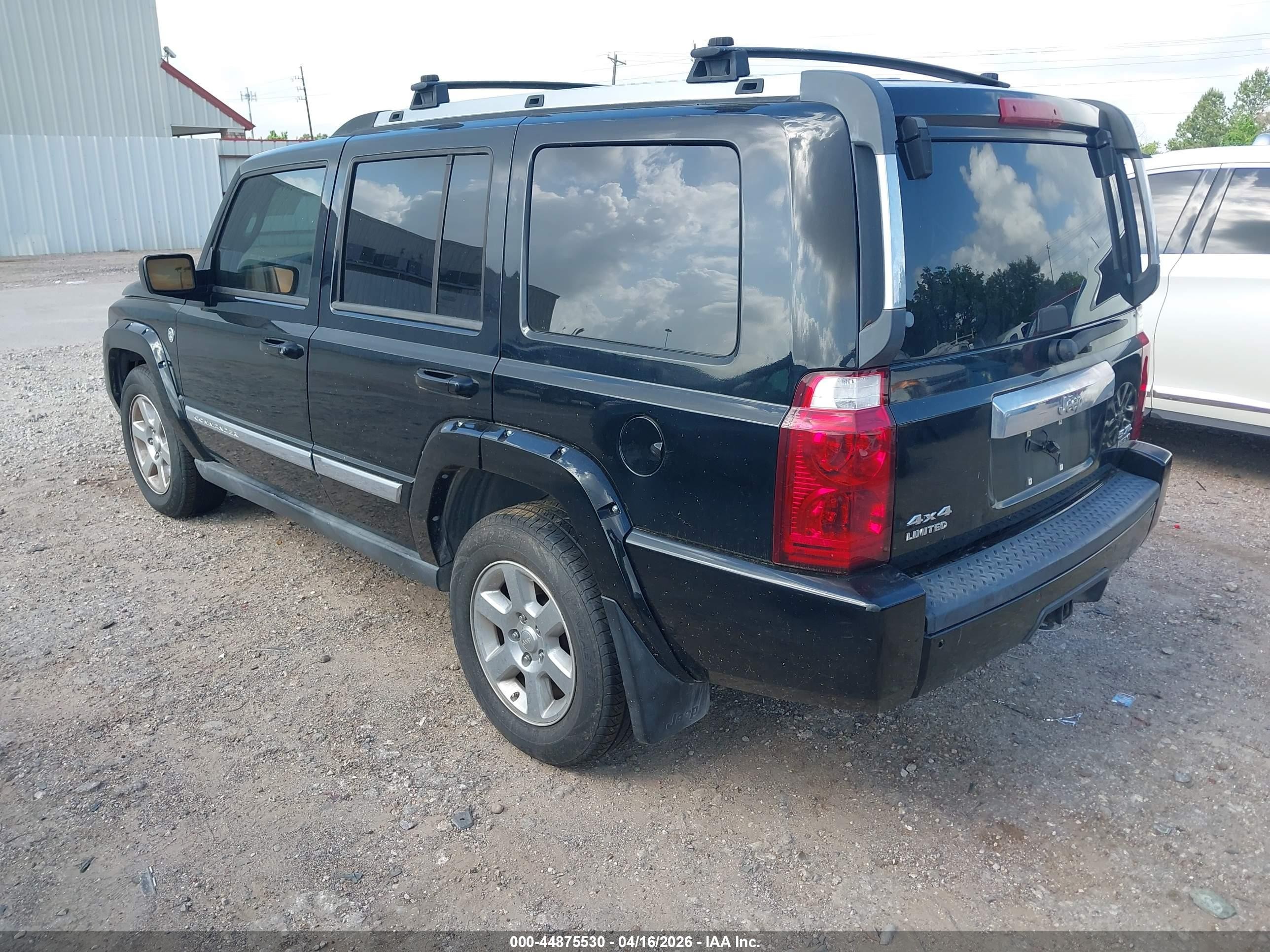 2006 Jeep Commander Limited Black vin: 1J8HG58206C125128