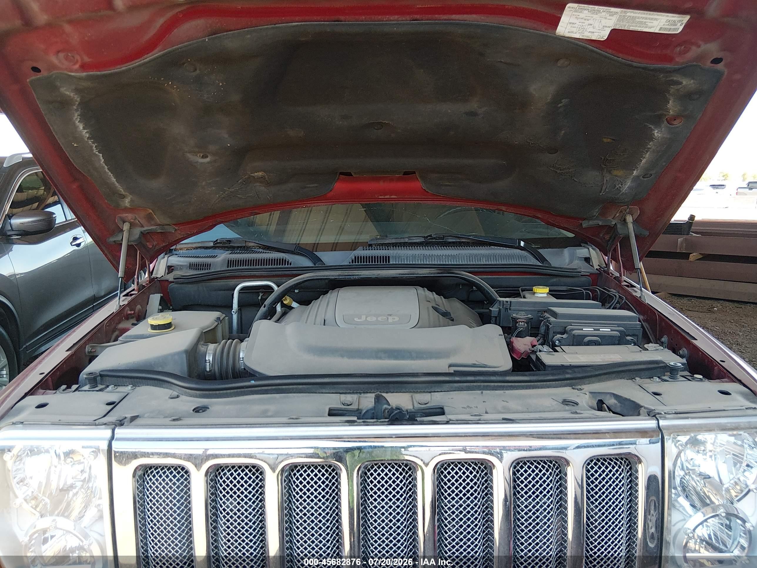 2006 Jeep Commander Limited Burgundy vin: 1J8HG58216C139488
