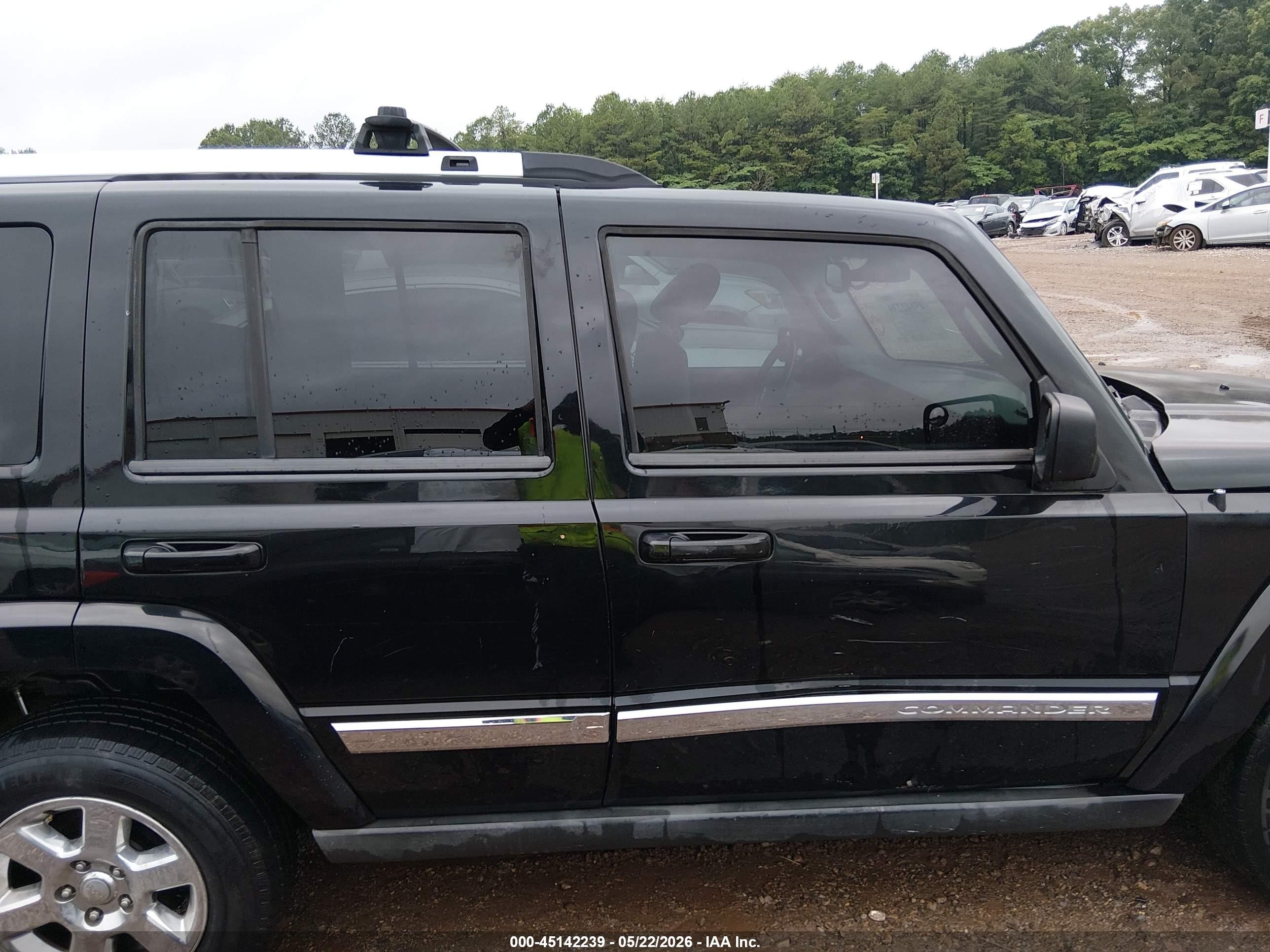 2007 Jeep Commander Limited Black vin: 1J8HG58217C623503