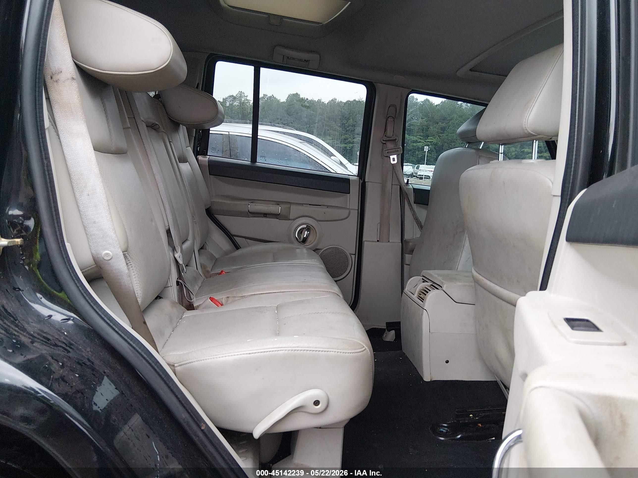 2007 Jeep Commander Limited Black vin: 1J8HG58217C623503