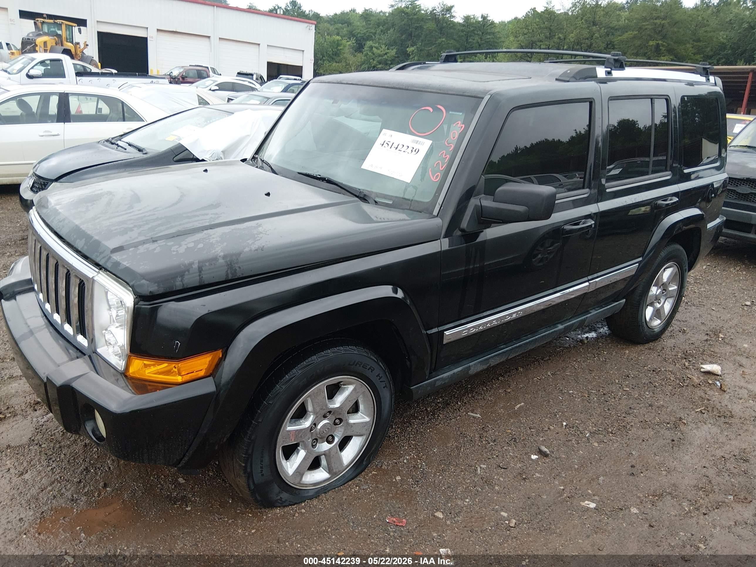 2007 Jeep Commander Limited Black vin: 1J8HG58217C623503