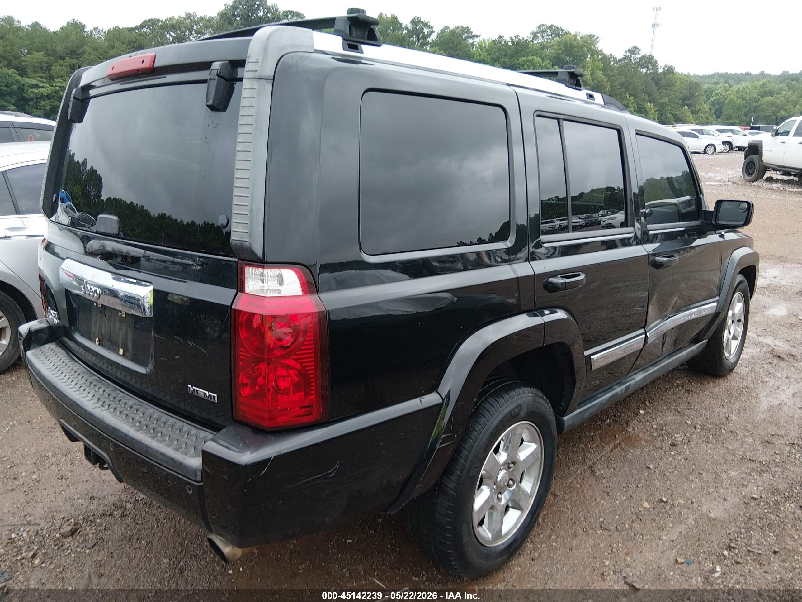 2007 Jeep Commander Limited Black vin: 1J8HG58217C623503