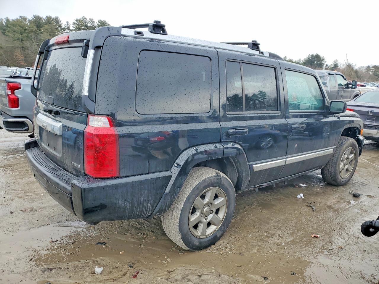 2008 Jeep Commander Limited Black vin: 1J8HG58218C192503
