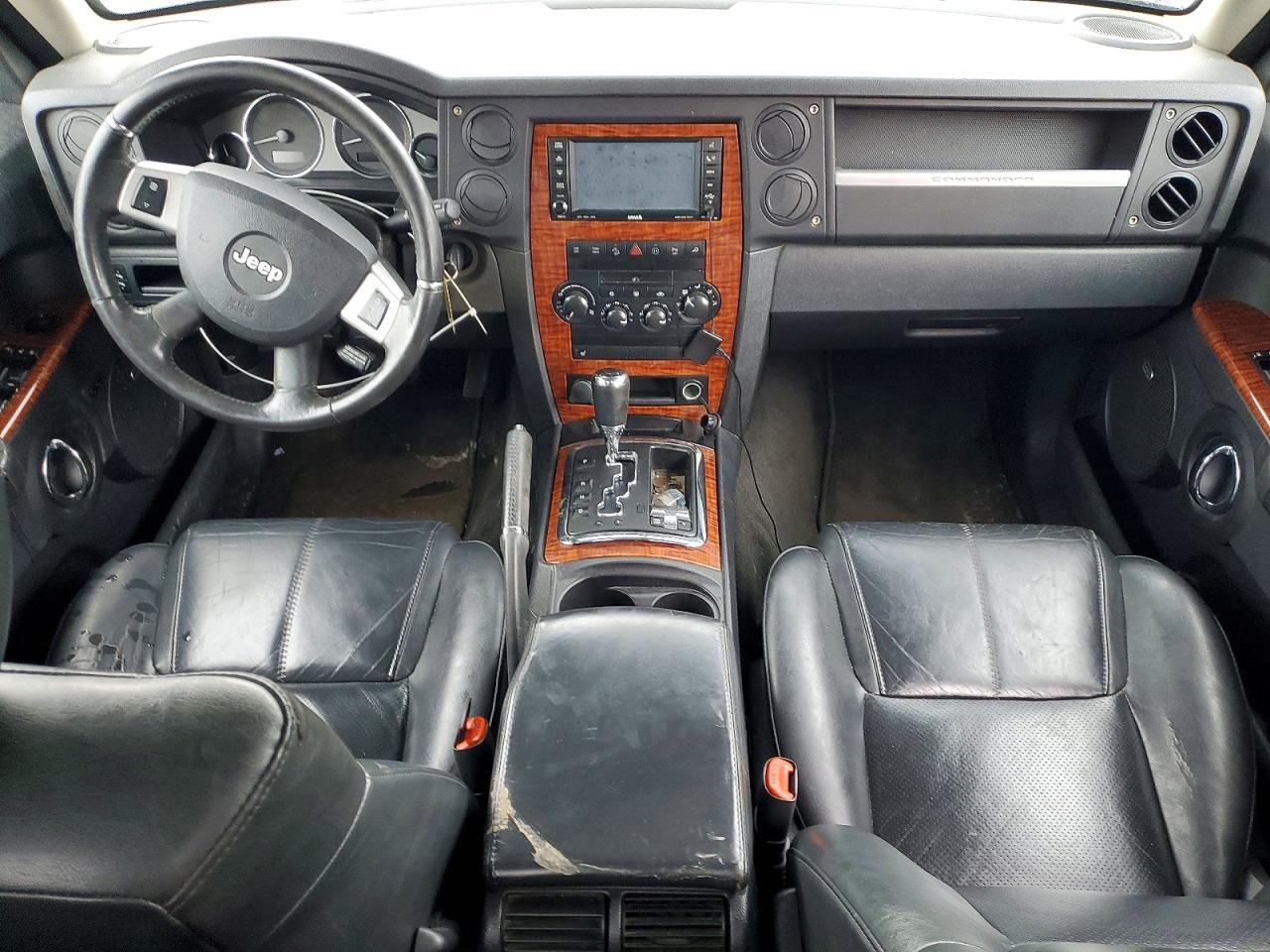 2008 Jeep Commander Limited Black vin: 1J8HG58218C192503