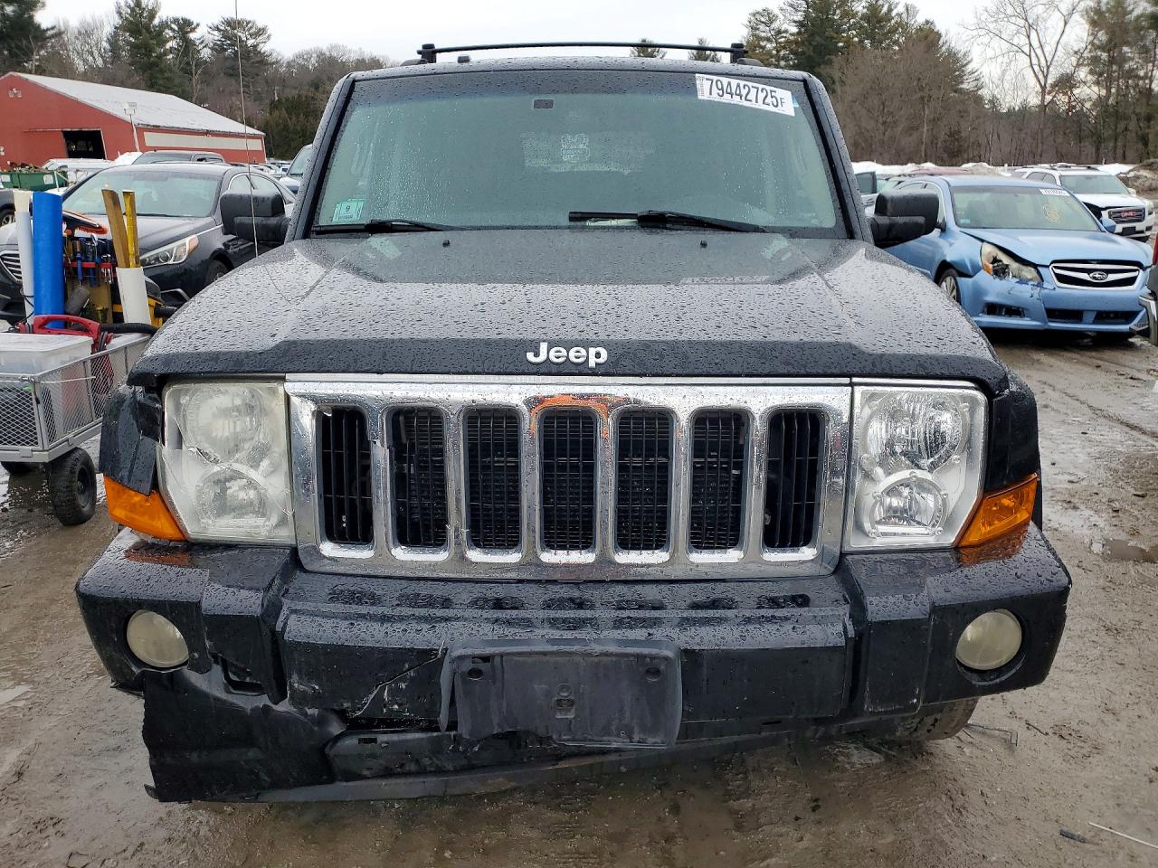 2008 Jeep Commander Limited Black vin: 1J8HG58218C192503