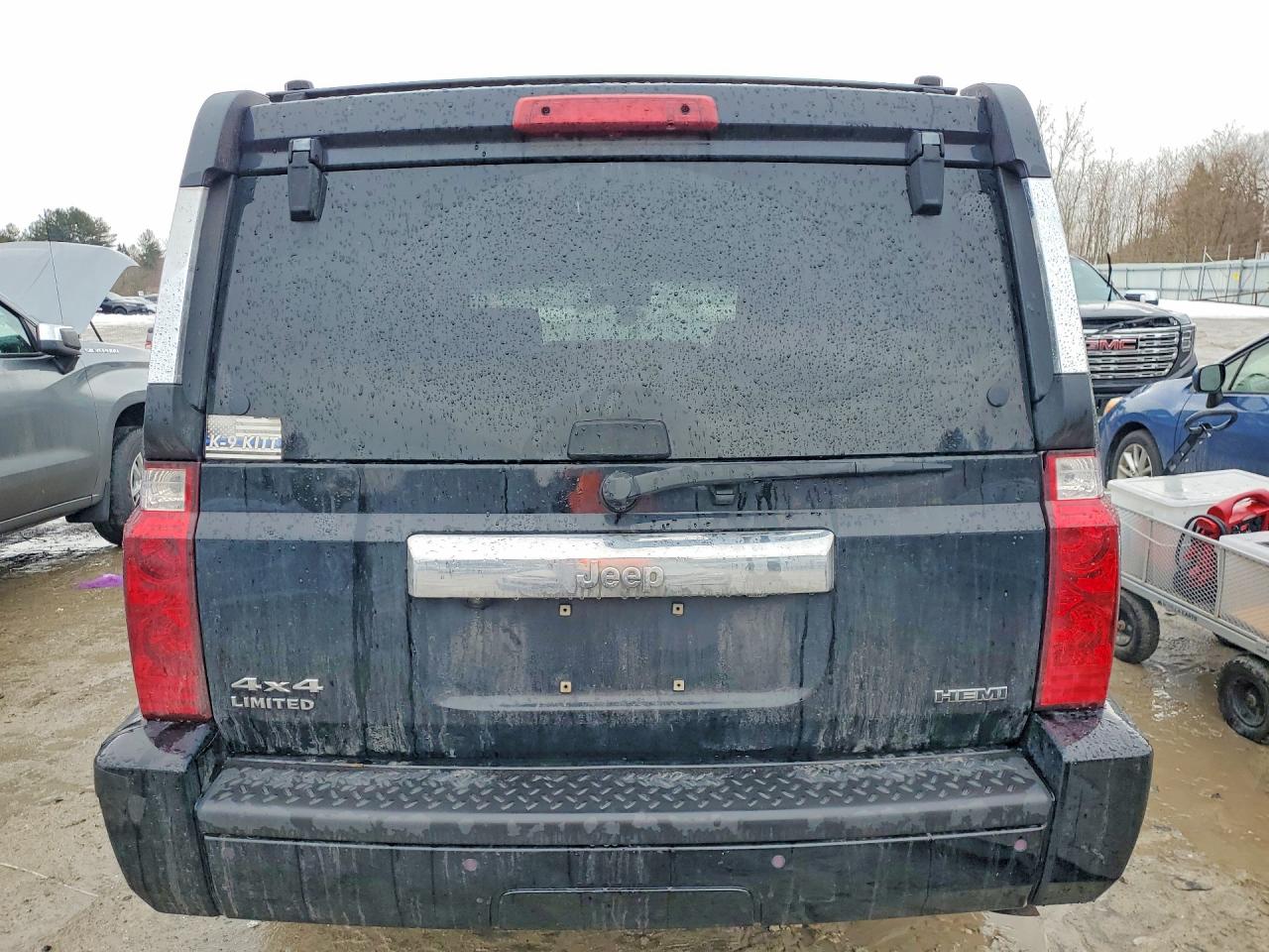2008 Jeep Commander Limited Black vin: 1J8HG58218C192503