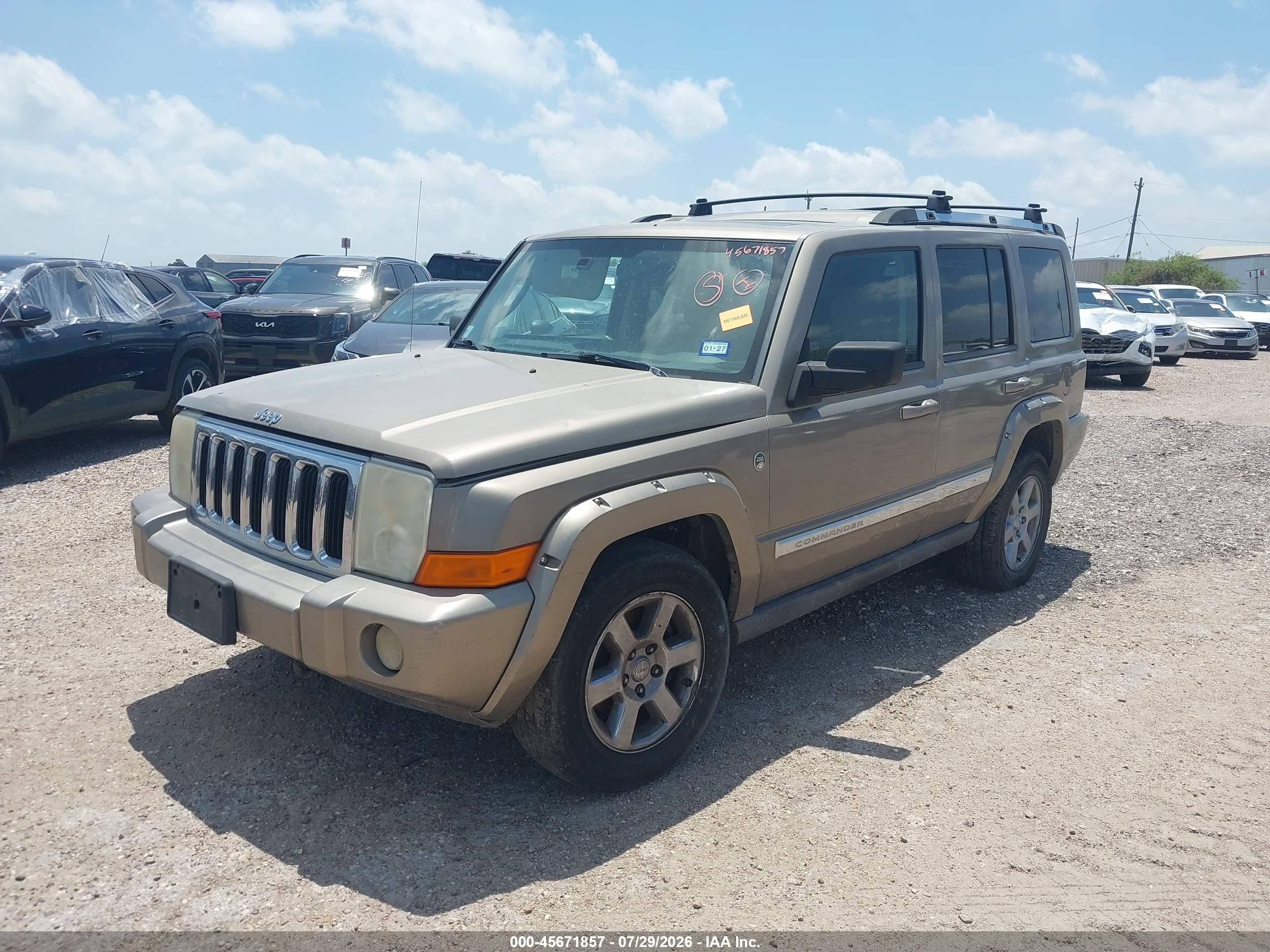 2006 Jeep Commander Limited Tan vin: 1J8HG58236C193813