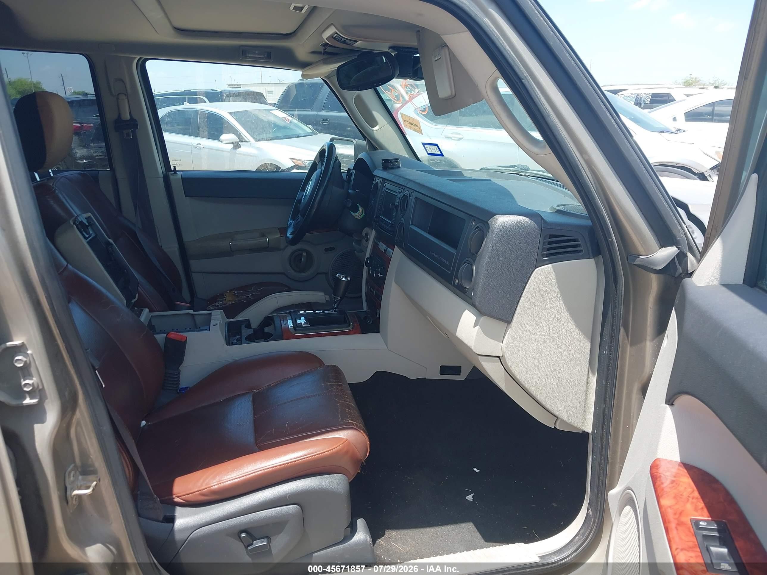 2006 Jeep Commander Limited Tan vin: 1J8HG58236C193813