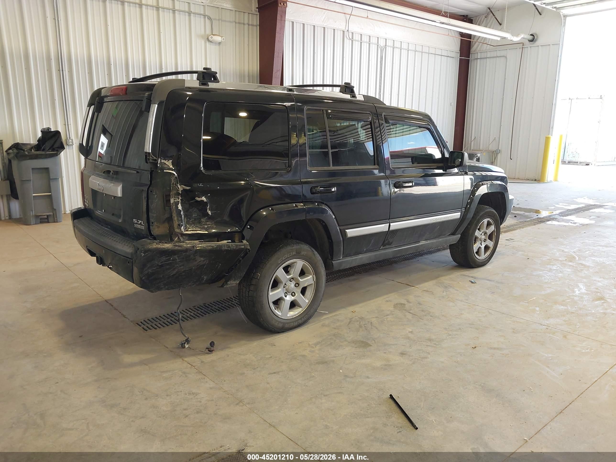 2006 Jeep Commander Limited Black vin: 1J8HG58246C100586