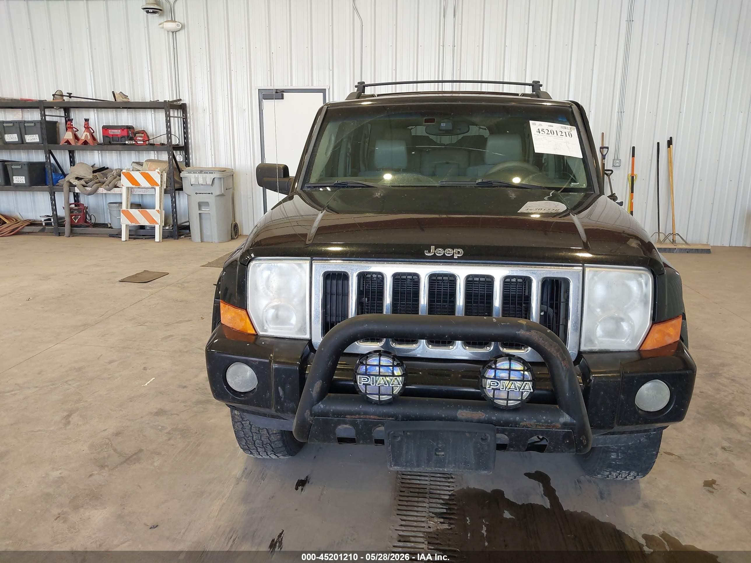 2006 Jeep Commander Limited Black vin: 1J8HG58246C100586