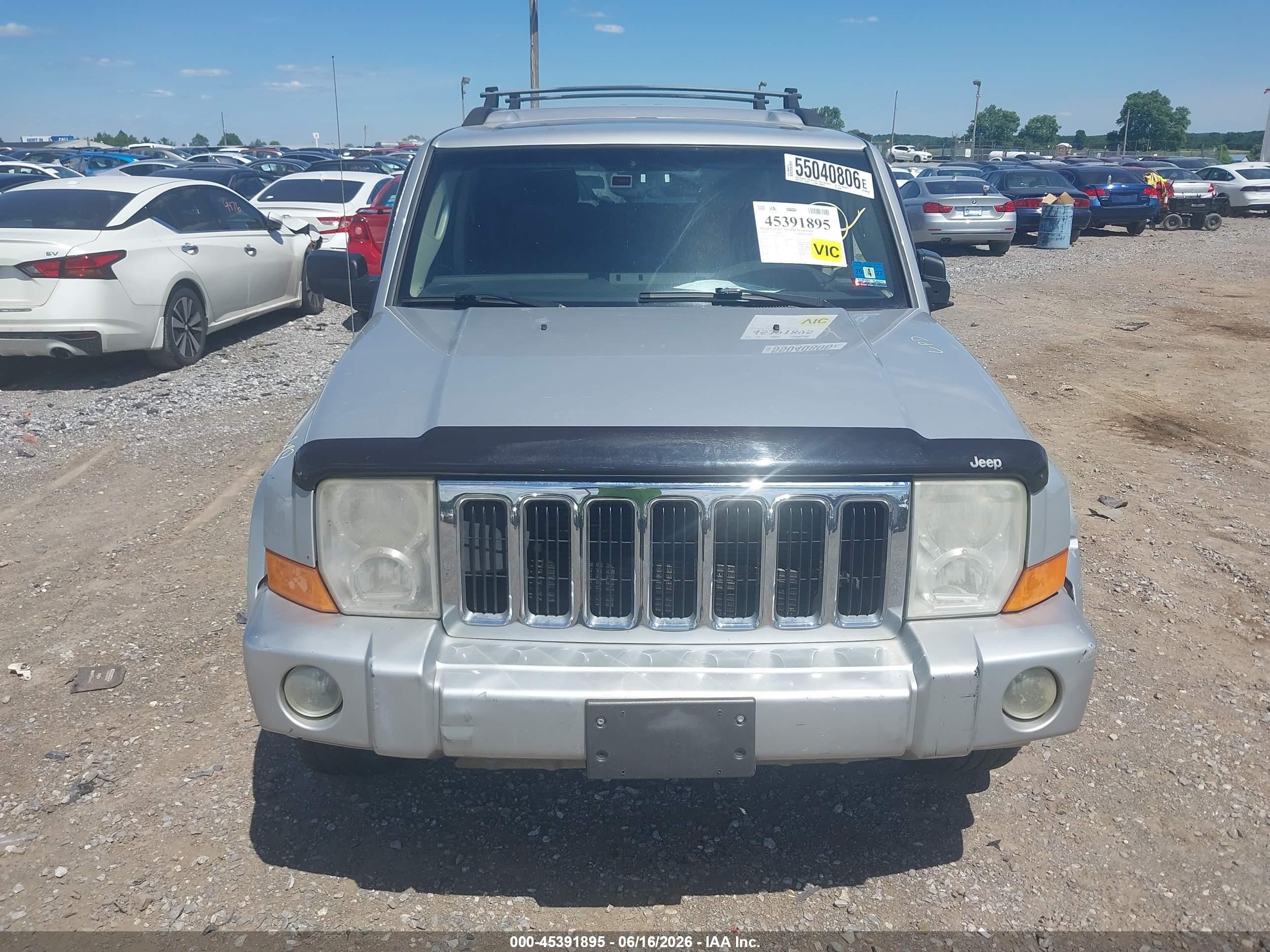 2006 Jeep Commander Limited Gray vin: 1J8HG58246C305390