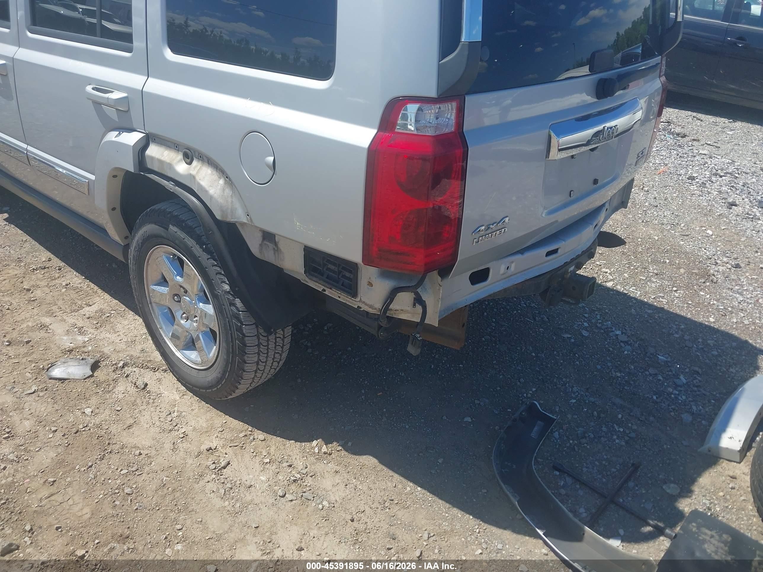 2006 Jeep Commander Limited Gray vin: 1J8HG58246C305390