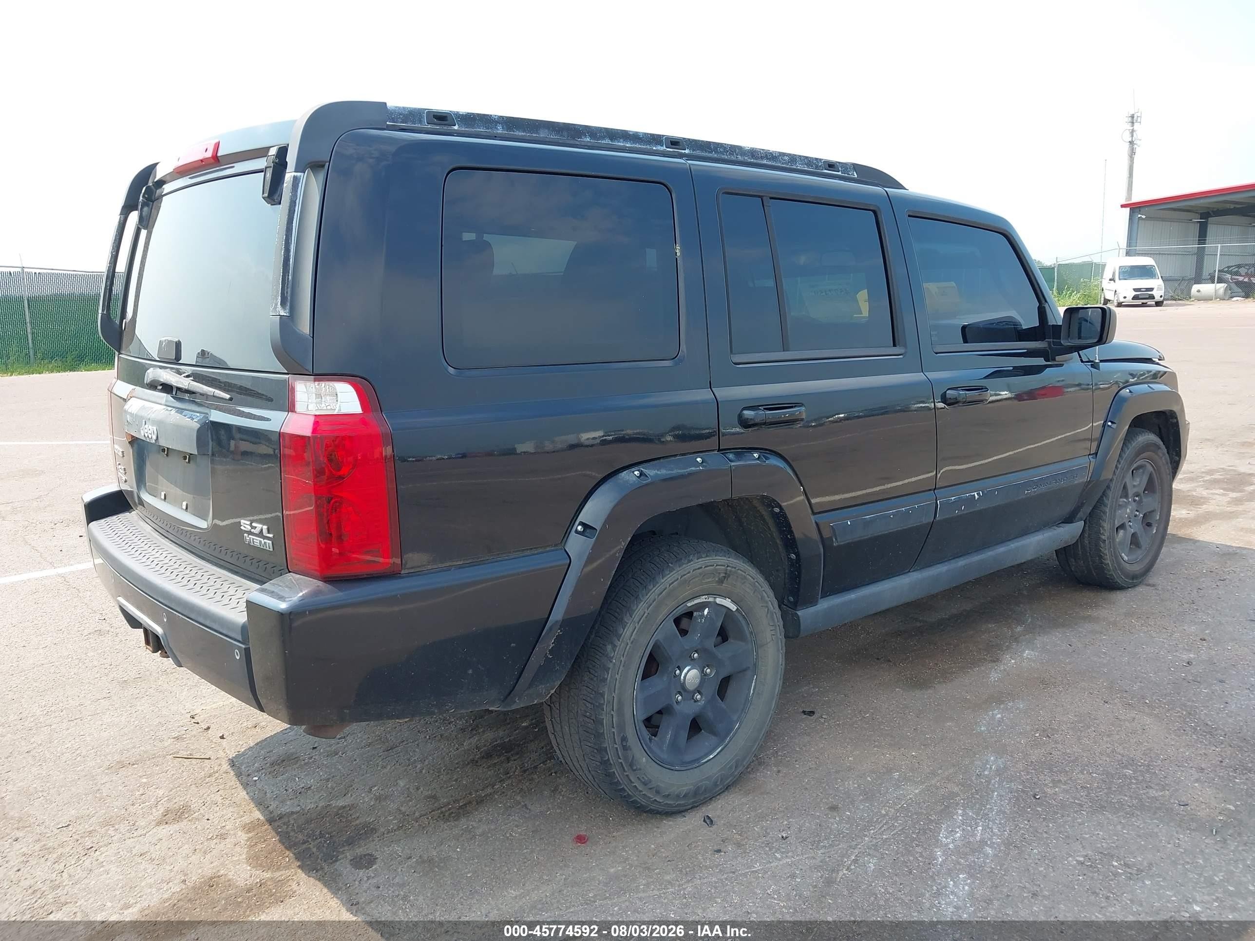 2006 Jeep Commander Limited Black vin: 1J8HG58256C141535