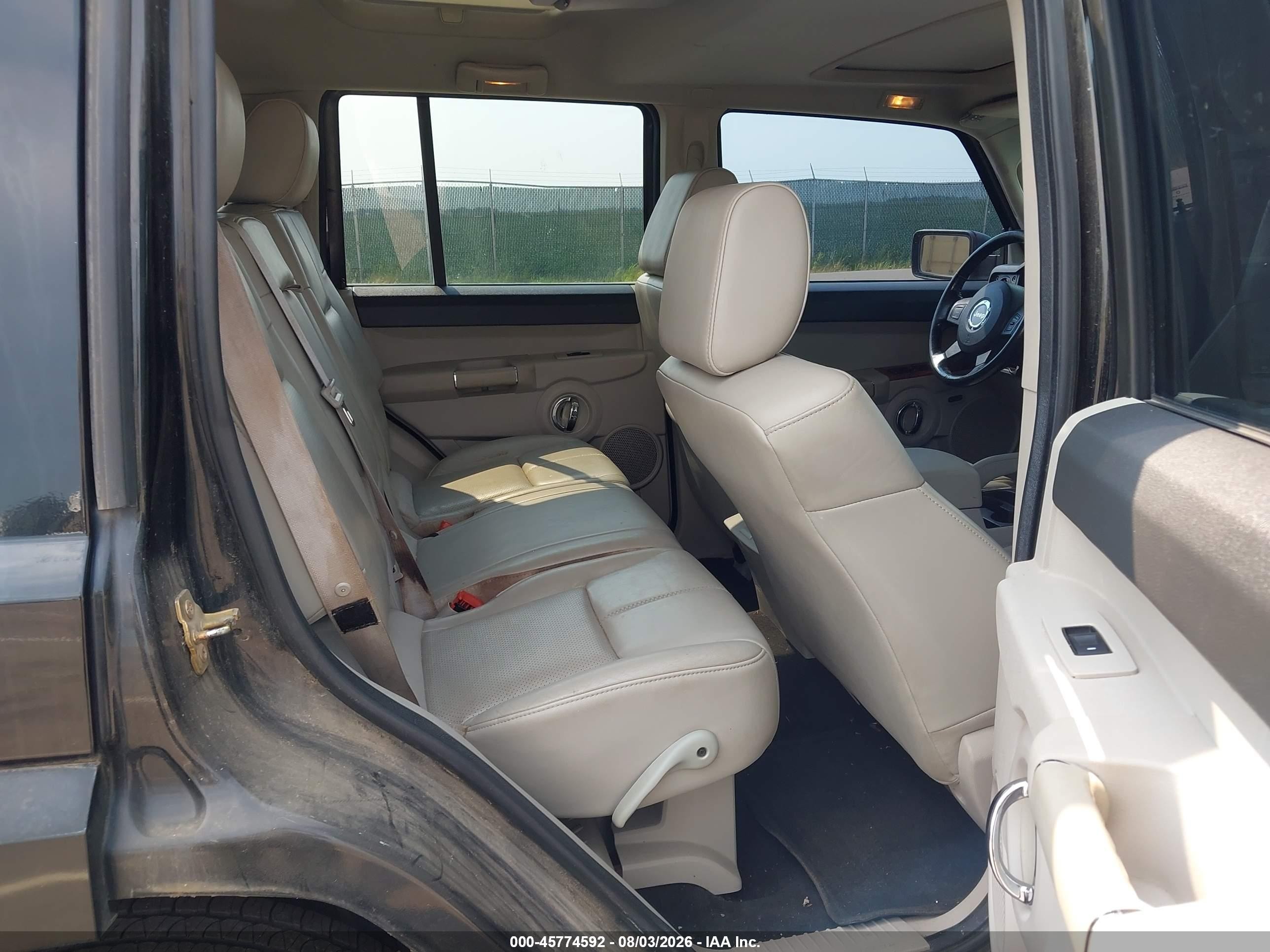 2006 Jeep Commander Limited Black vin: 1J8HG58256C141535