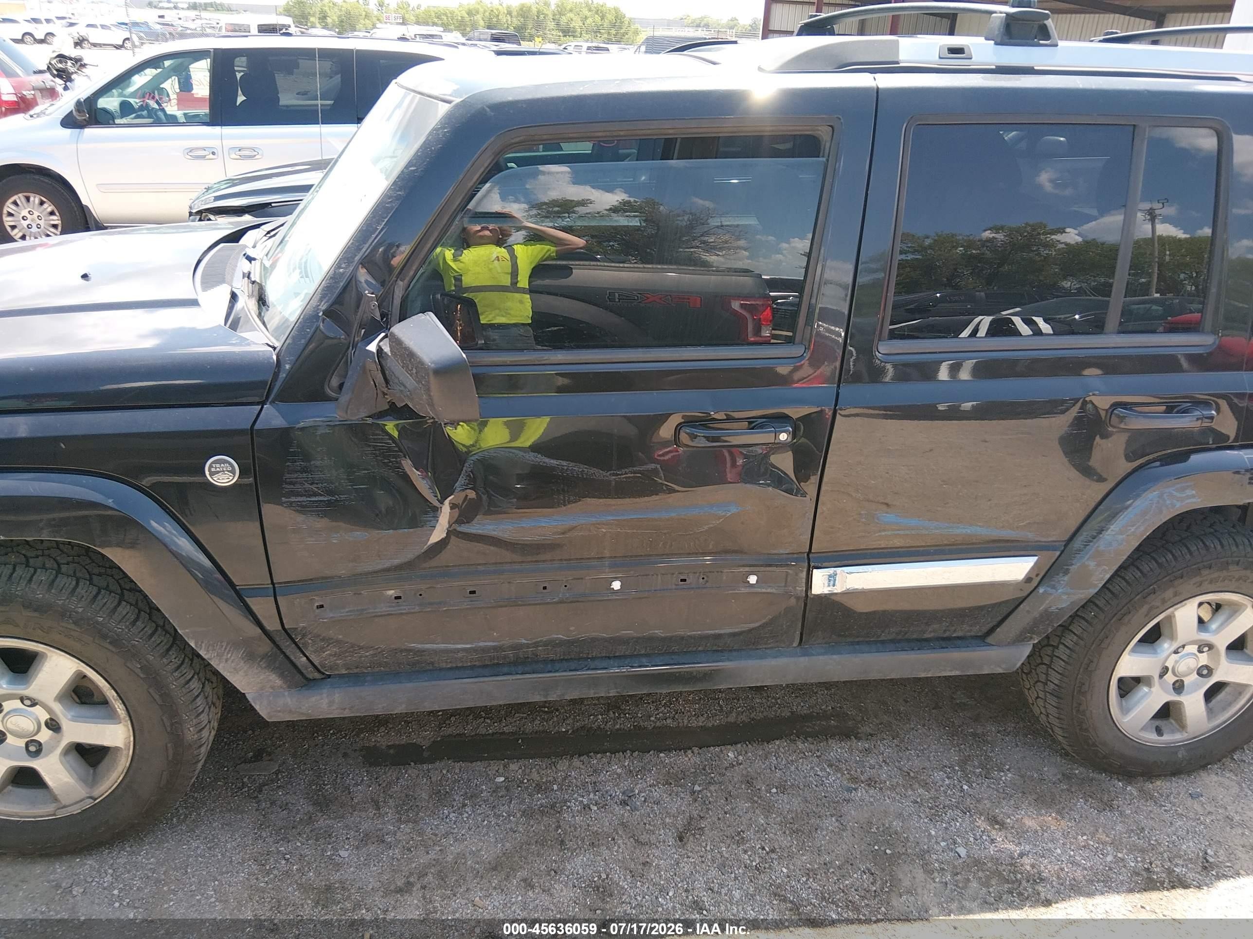 2008 Jeep Commander Limited Black vin: 1J8HG58268C226693