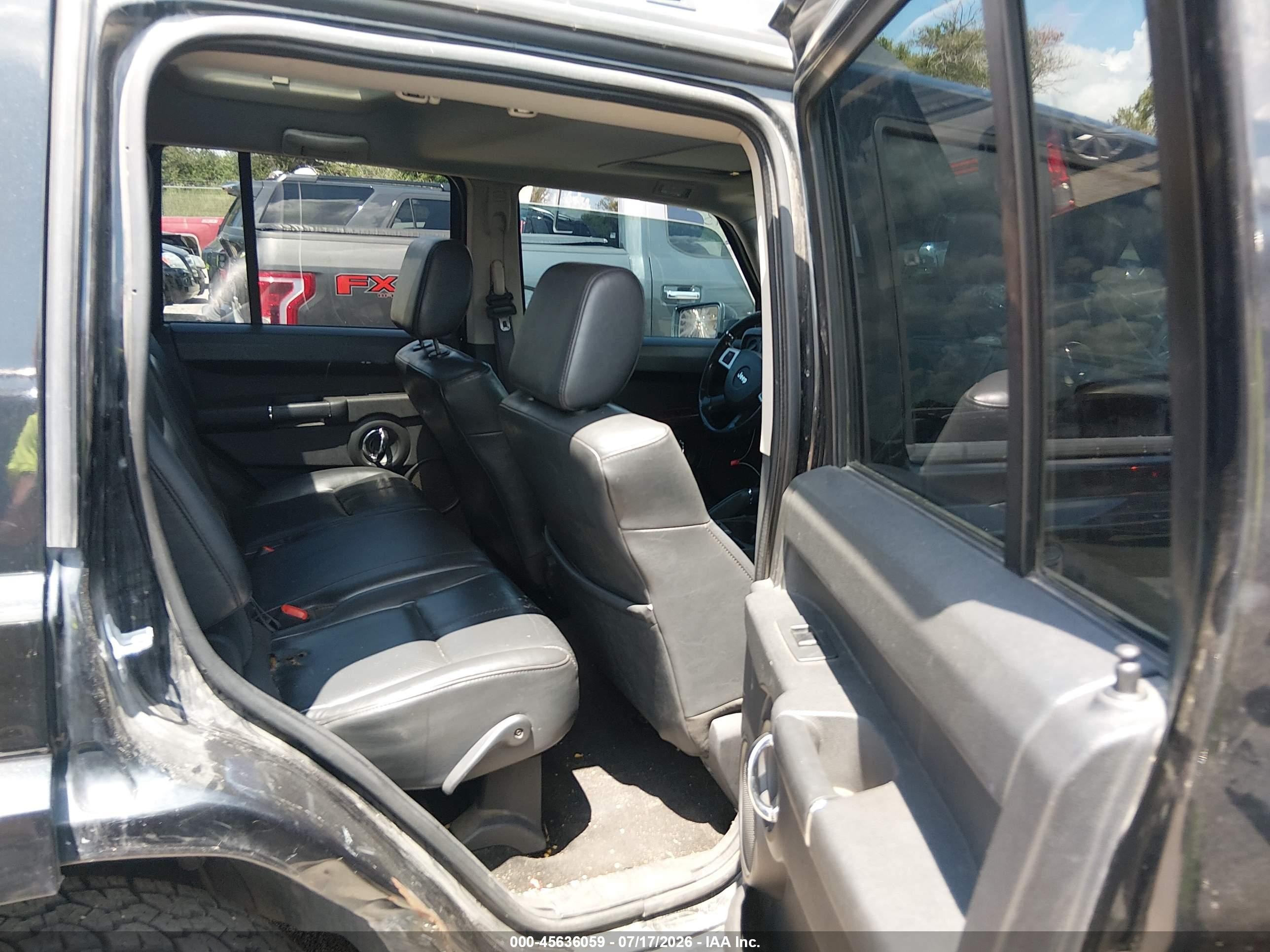 2008 Jeep Commander Limited Black vin: 1J8HG58268C226693