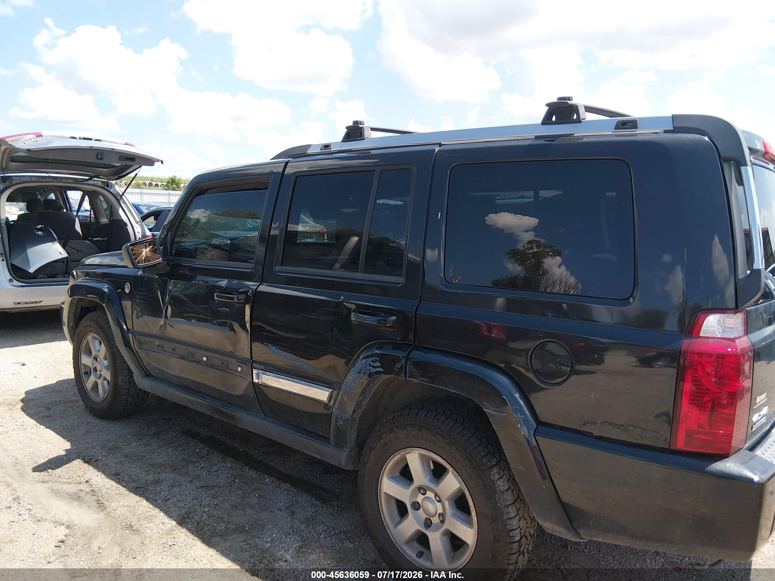 2008 Jeep Commander Limited Black vin: 1J8HG58268C226693