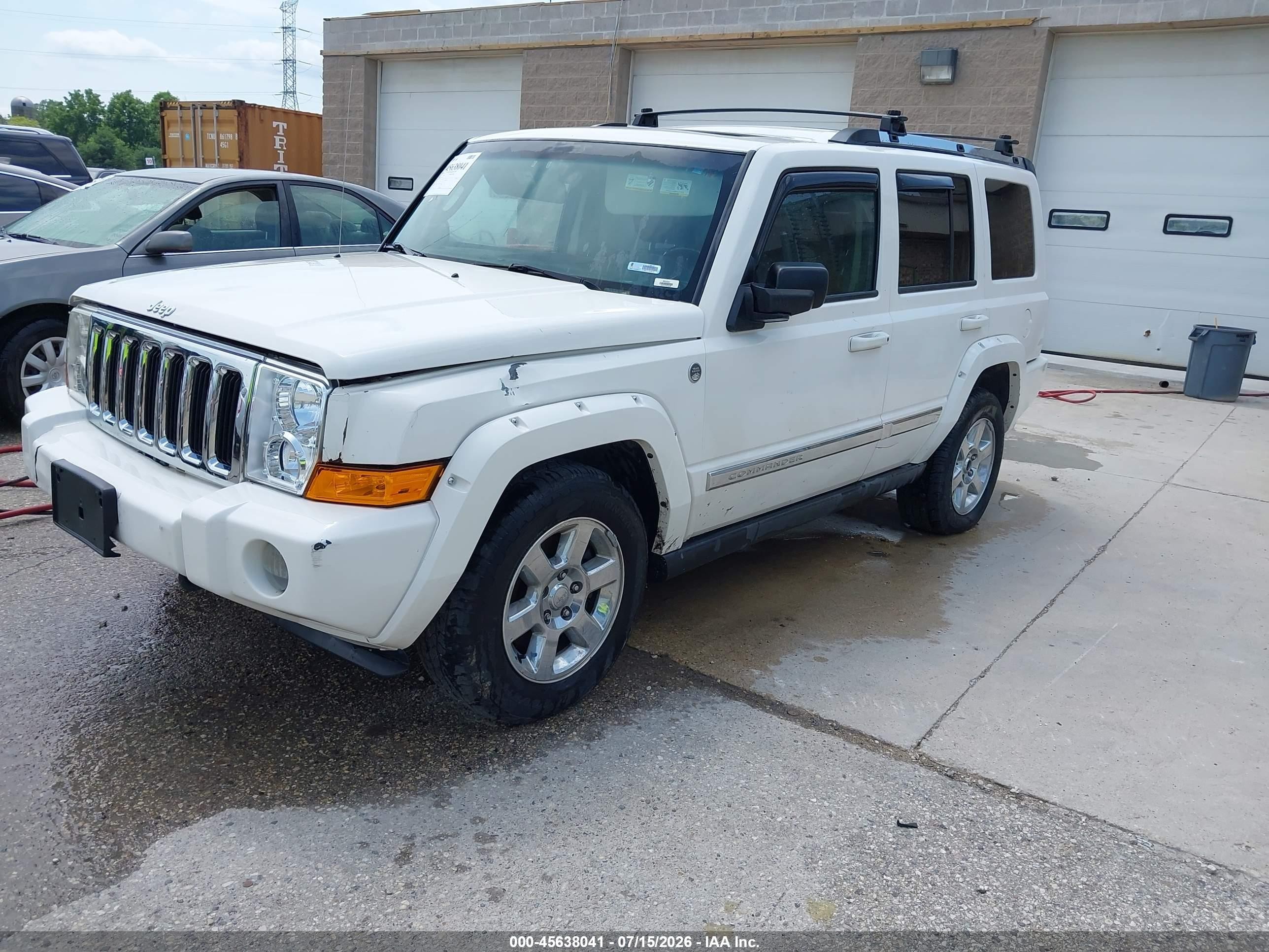 2006 Jeep Commander Limited Белый vin: 1J8HG58276C170180